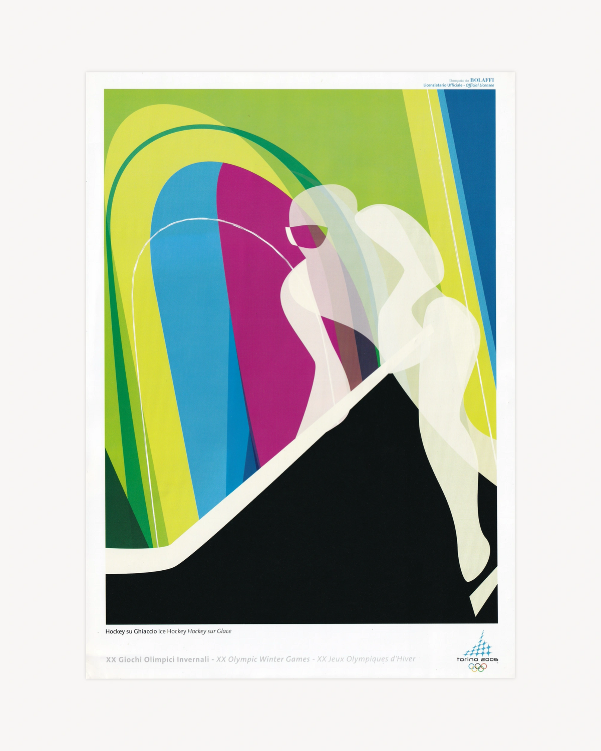 2006 Torino XX Winter Olympics: Ice Hockey Posters Bolaffi