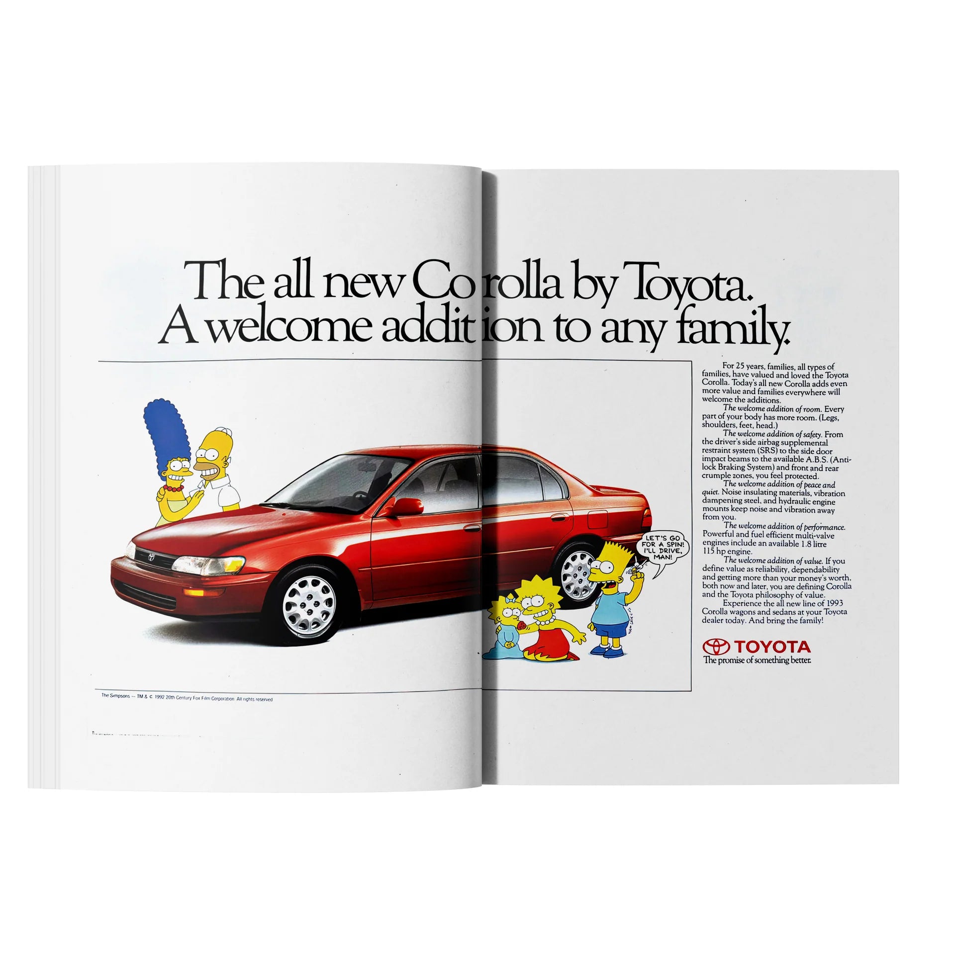 A Compendium of Print Advertising from The Simpsons (new expanded edition) - Lock Books Art Books Lock Books