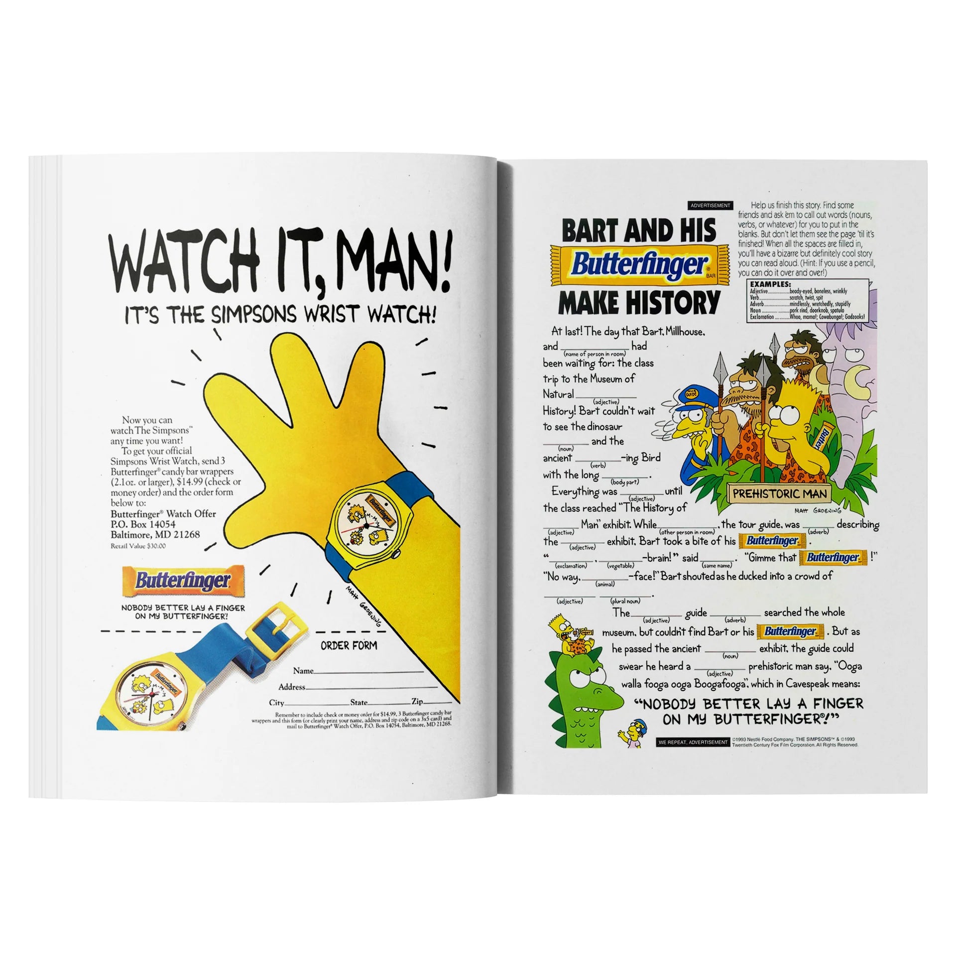 A Compendium of Print Advertising from The Simpsons (new expanded edition) - Lock Books Art Books Lock Books