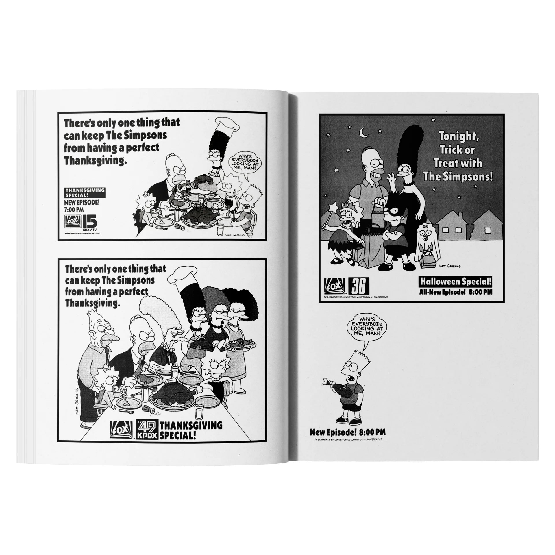 A Compendium of Print Advertising from The Simpsons (new expanded edition) - Lock Books Art Books Lock Books