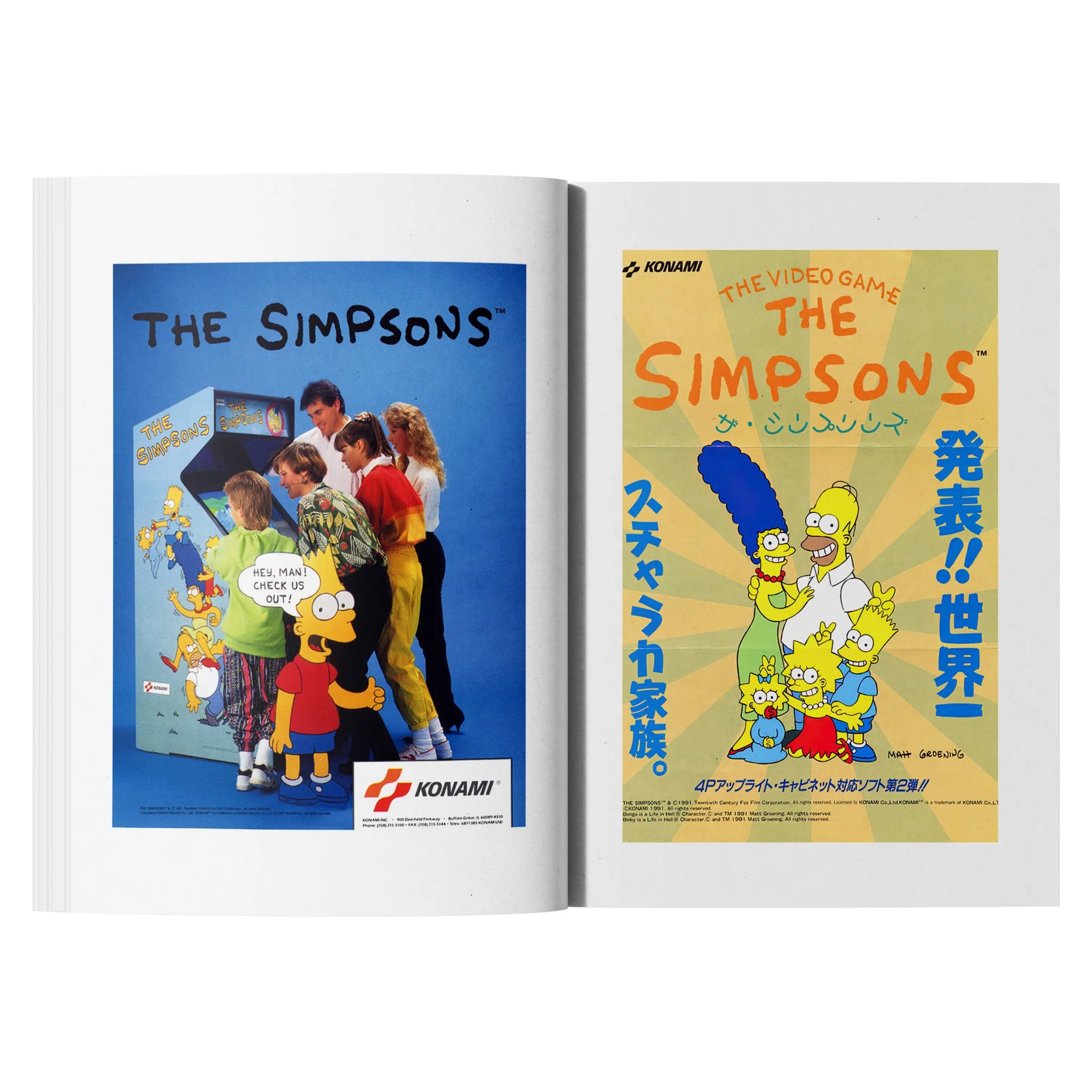 A Compendium of Print Advertising from The Simpsons (new expanded edition) - Lock Books Art Books Lock Books
