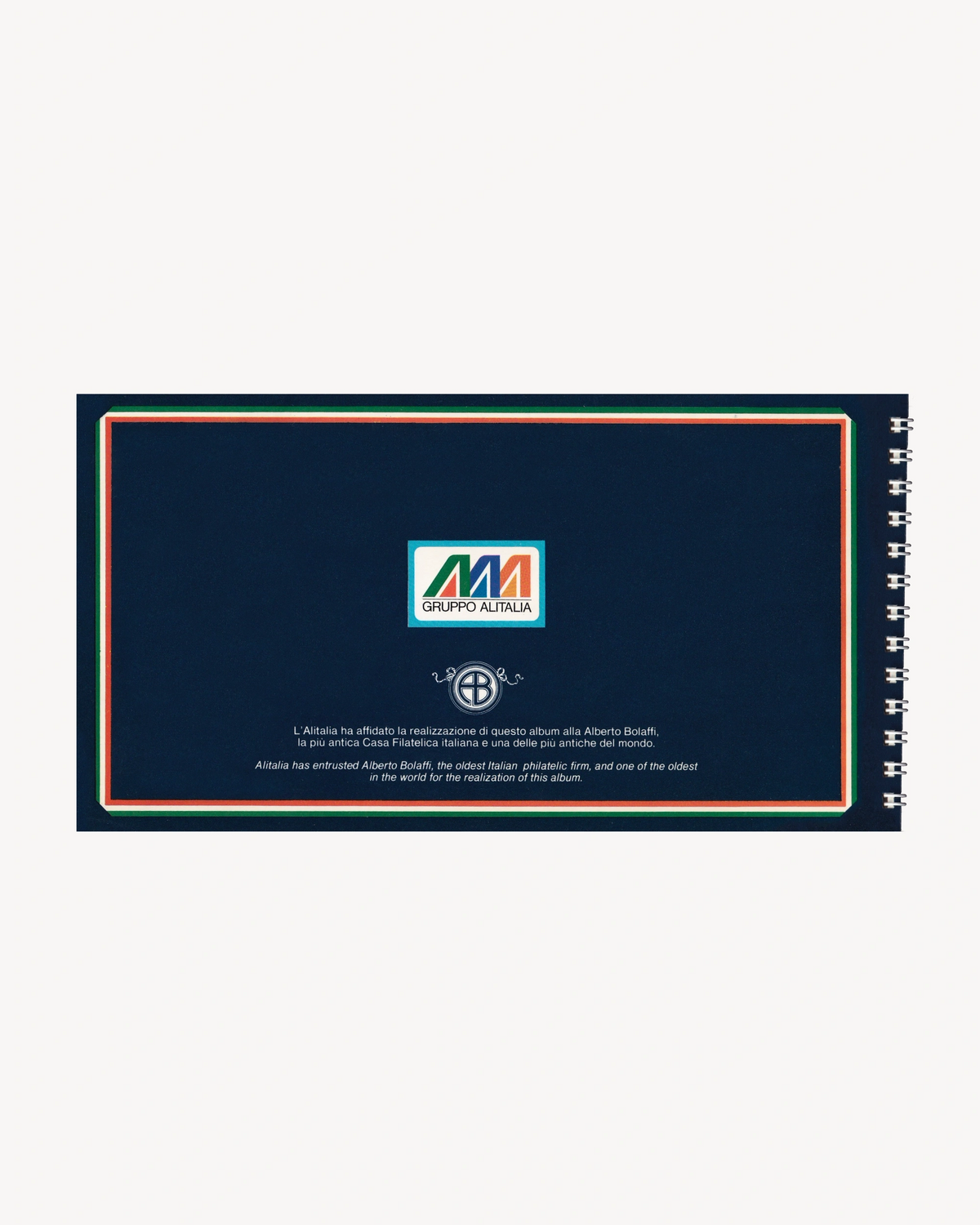 Alitalia "Super 80" Booklet