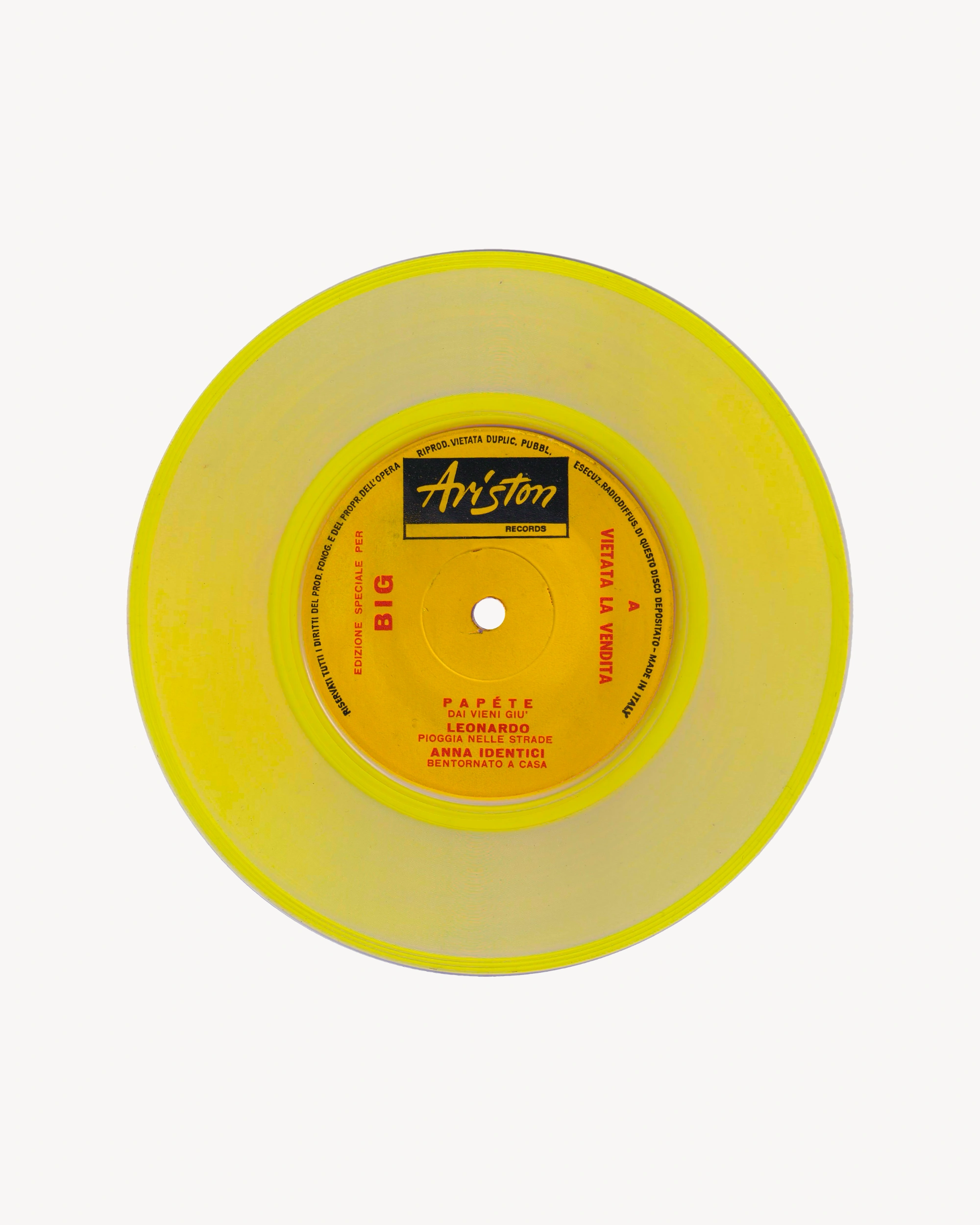 Ariston Records 7" 7" Ariston Records