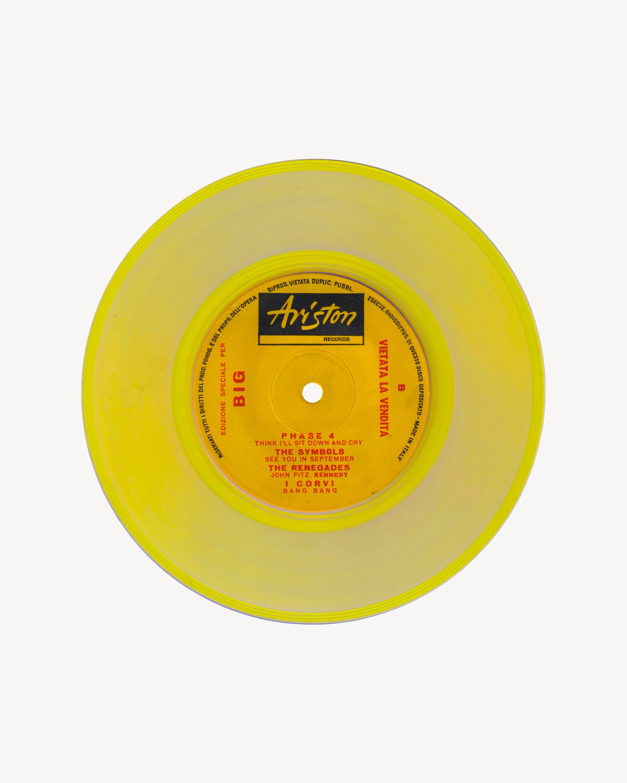 Ariston Records 7" 7" Ariston Records