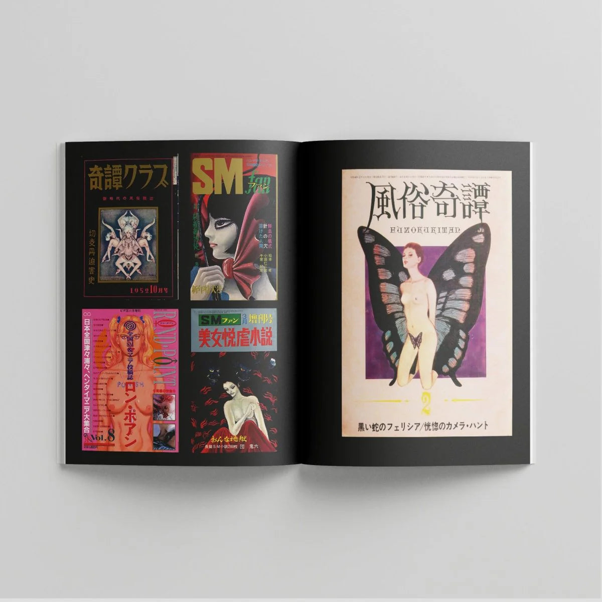 BDSM magazines from Japan 1950 - 2010 - Masala Noir Art Books Masala Noir