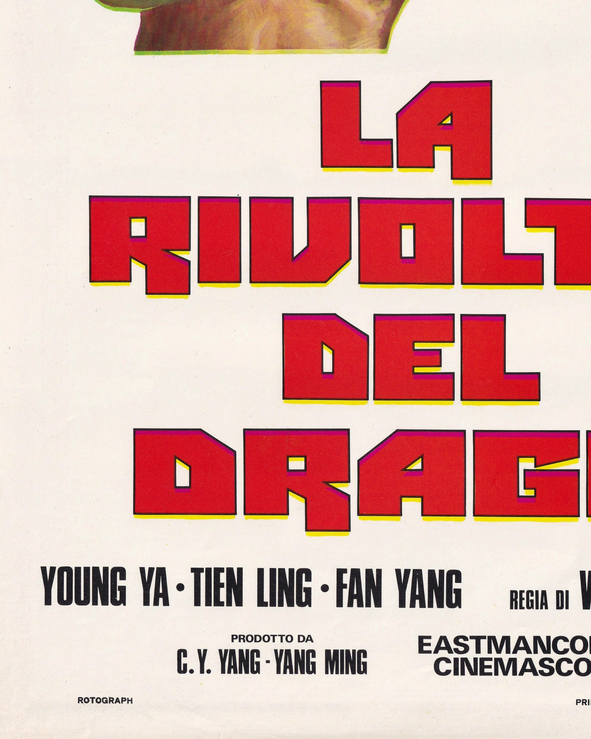 Bruce Lee - La Rivolta del Drago Cinema Posters Props!