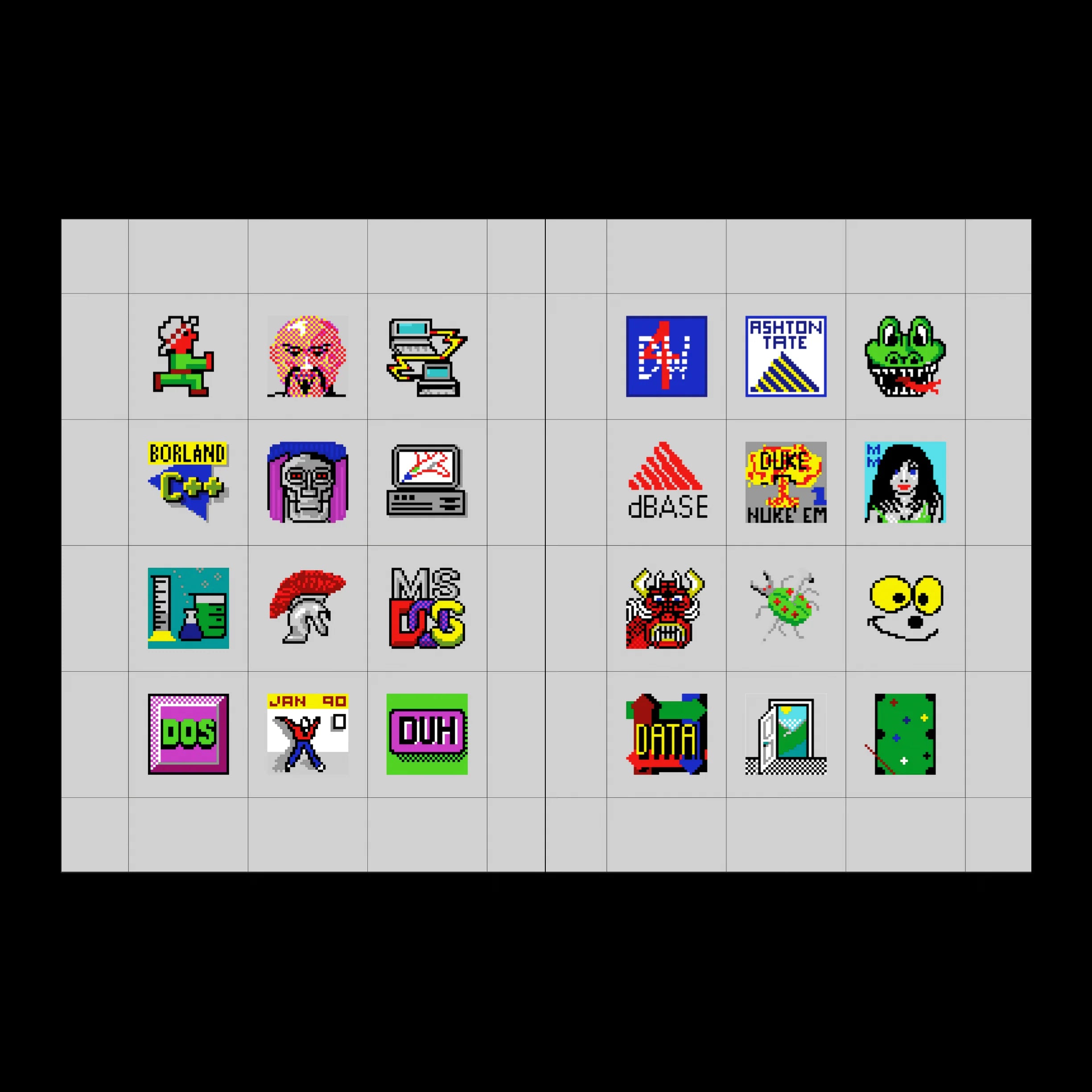 16-BIT ICONS - Masala Noir Art Books Masala Noir