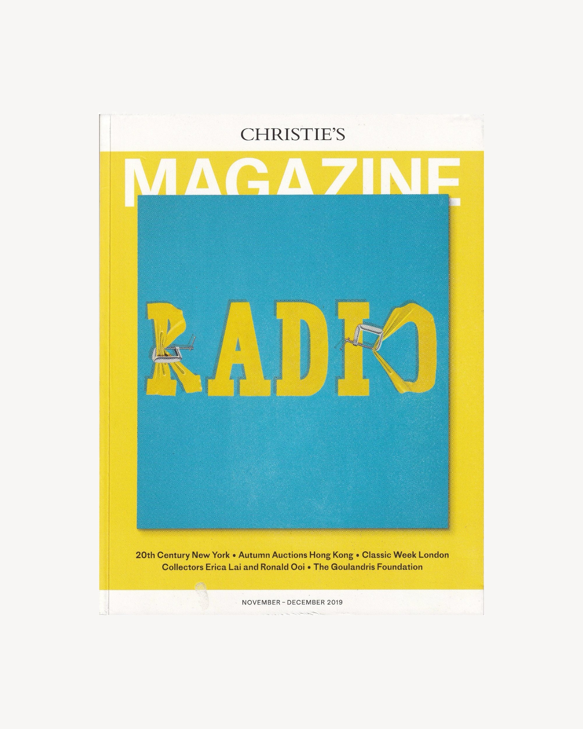 Christie’s Magazine Nov-Dec 2019 Mags & Zines Christie’s