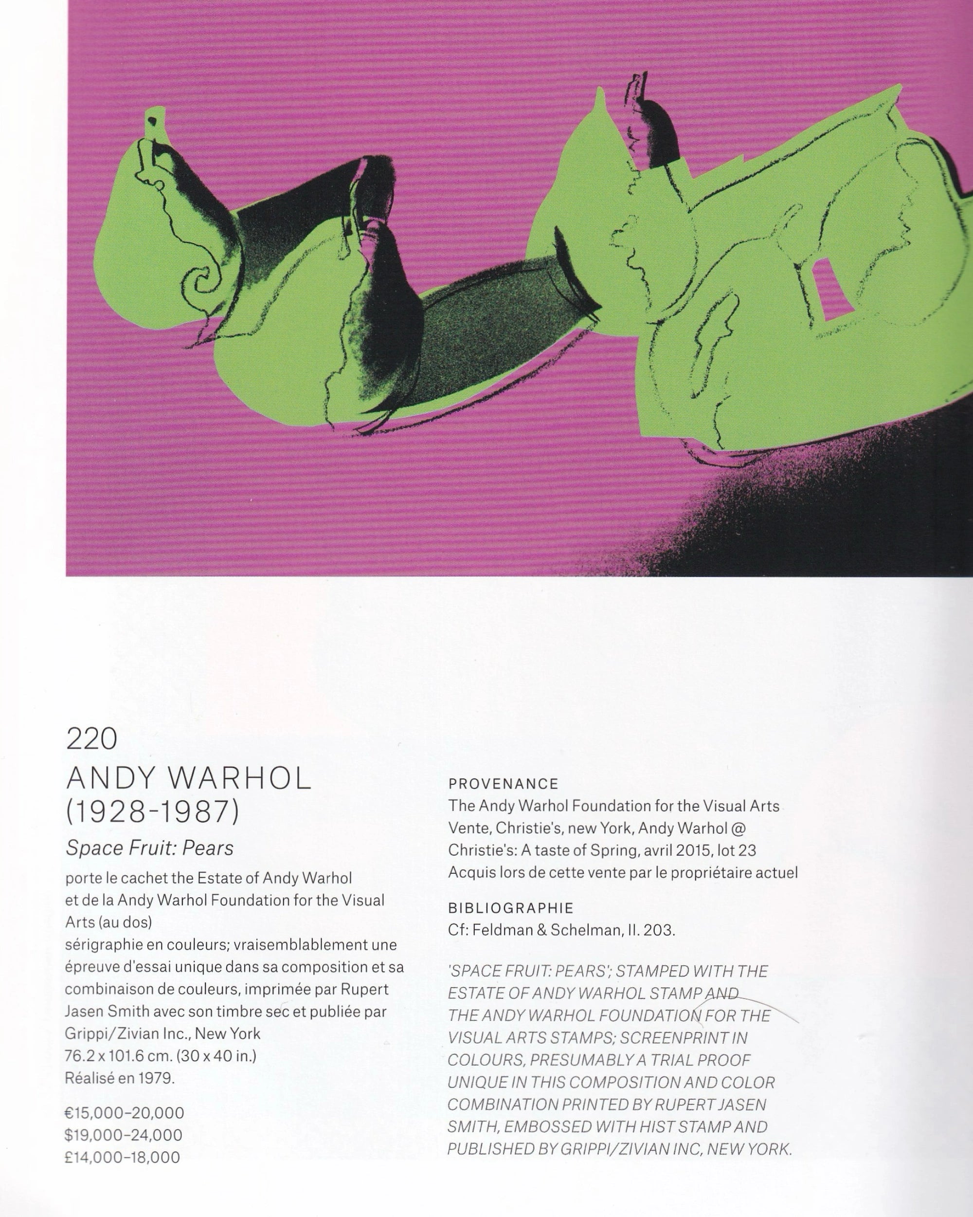 Christie’s Post-War and Contemporary Art - Jun. 2018 Paris Old Books Christie’s