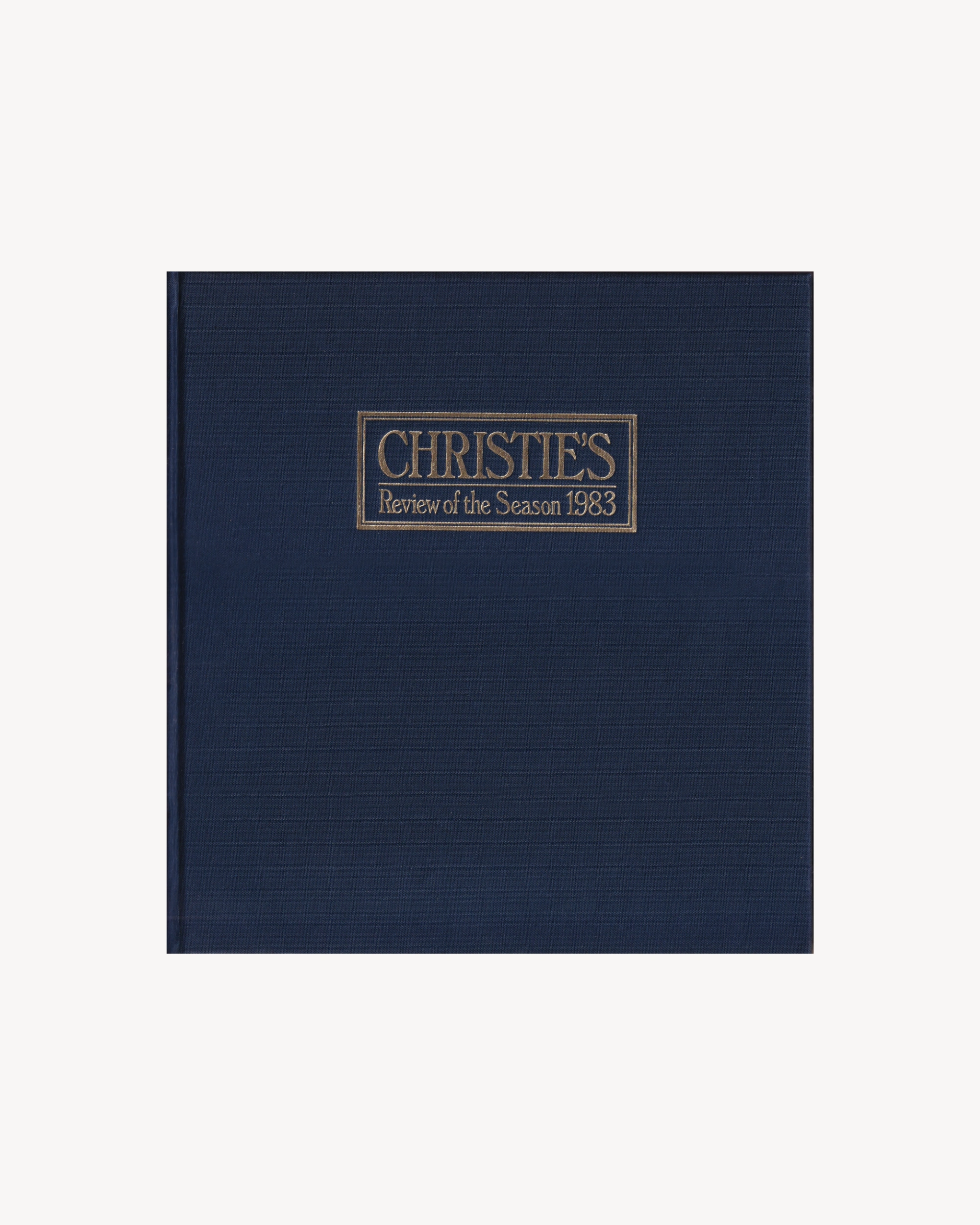 Christies's "Review of the Season 1983" - John Herbert Old Books Christie Manson & Wood