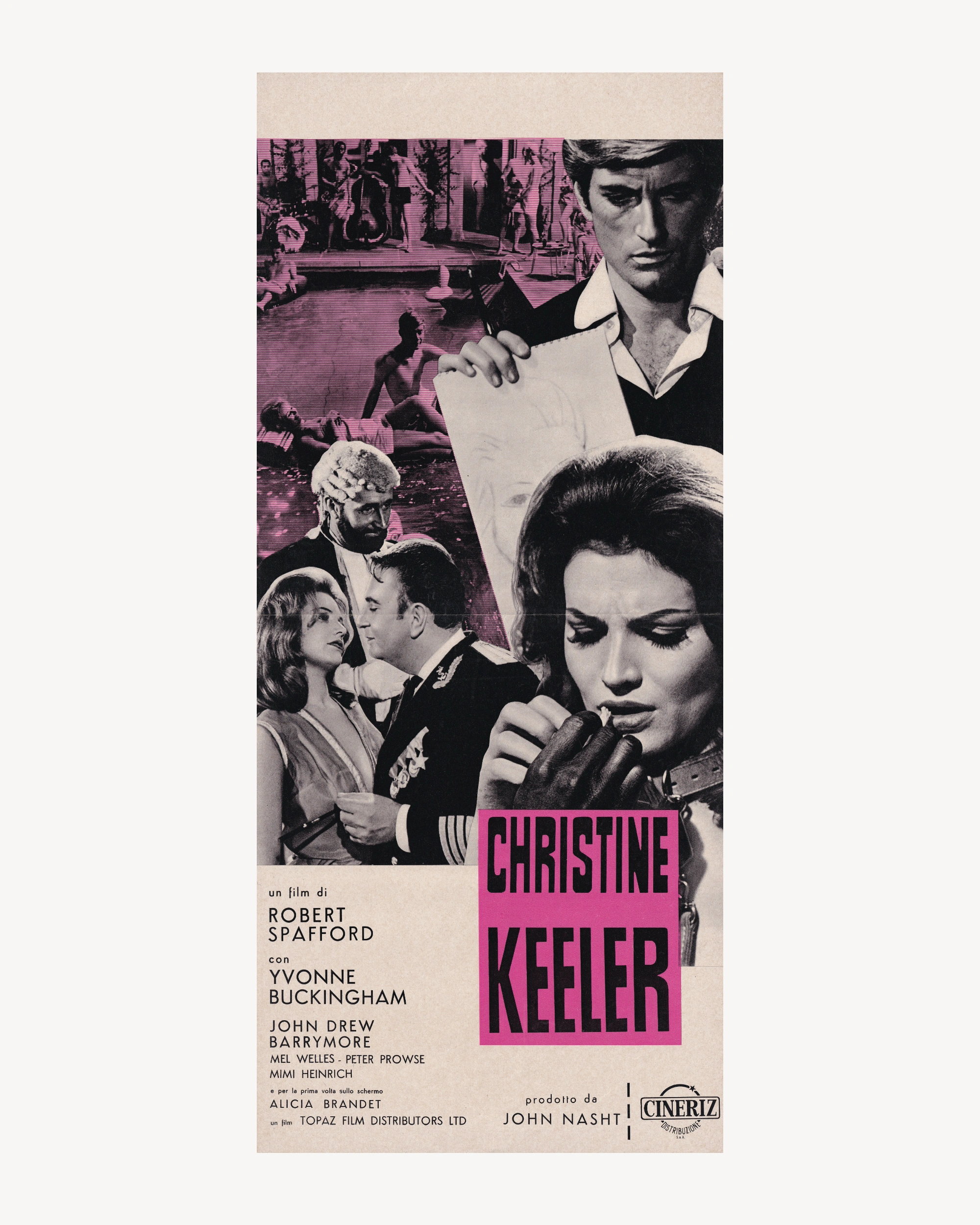 Christine Keeler Cinema Posters Props!