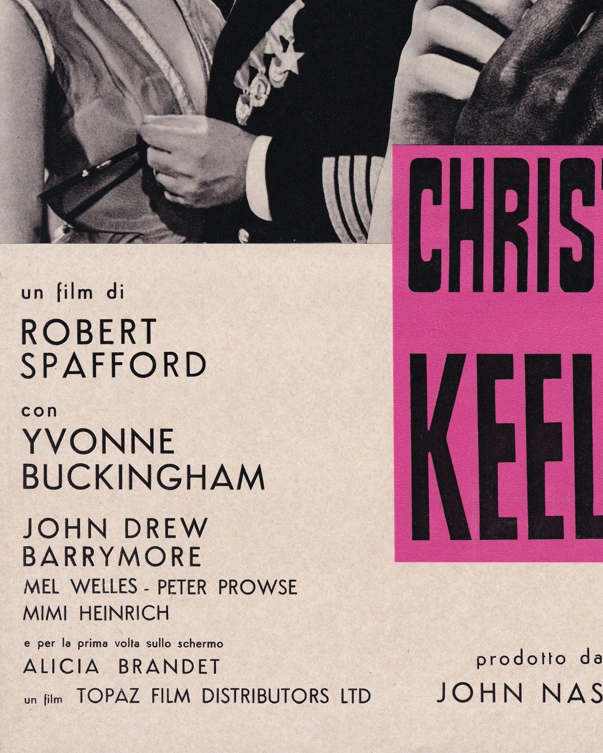 Christine Keeler Cinema Posters Props!