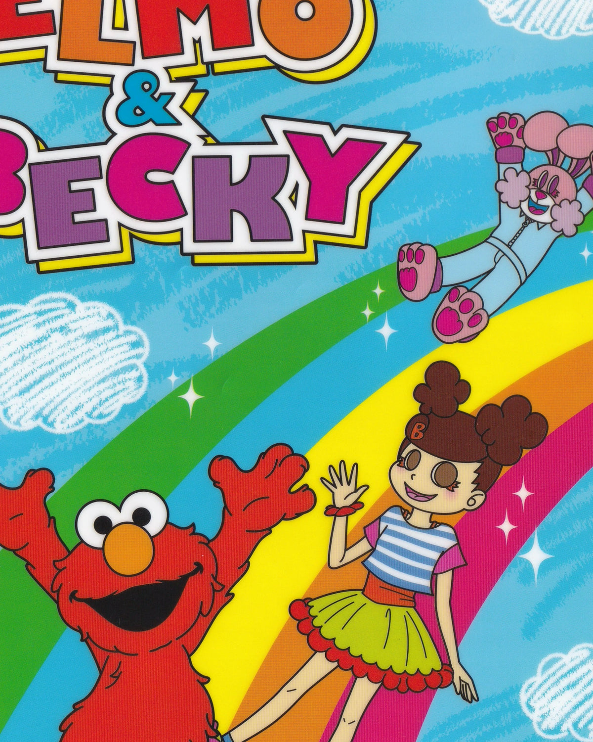 Clear File “Elmo & Becky” Sesame Street