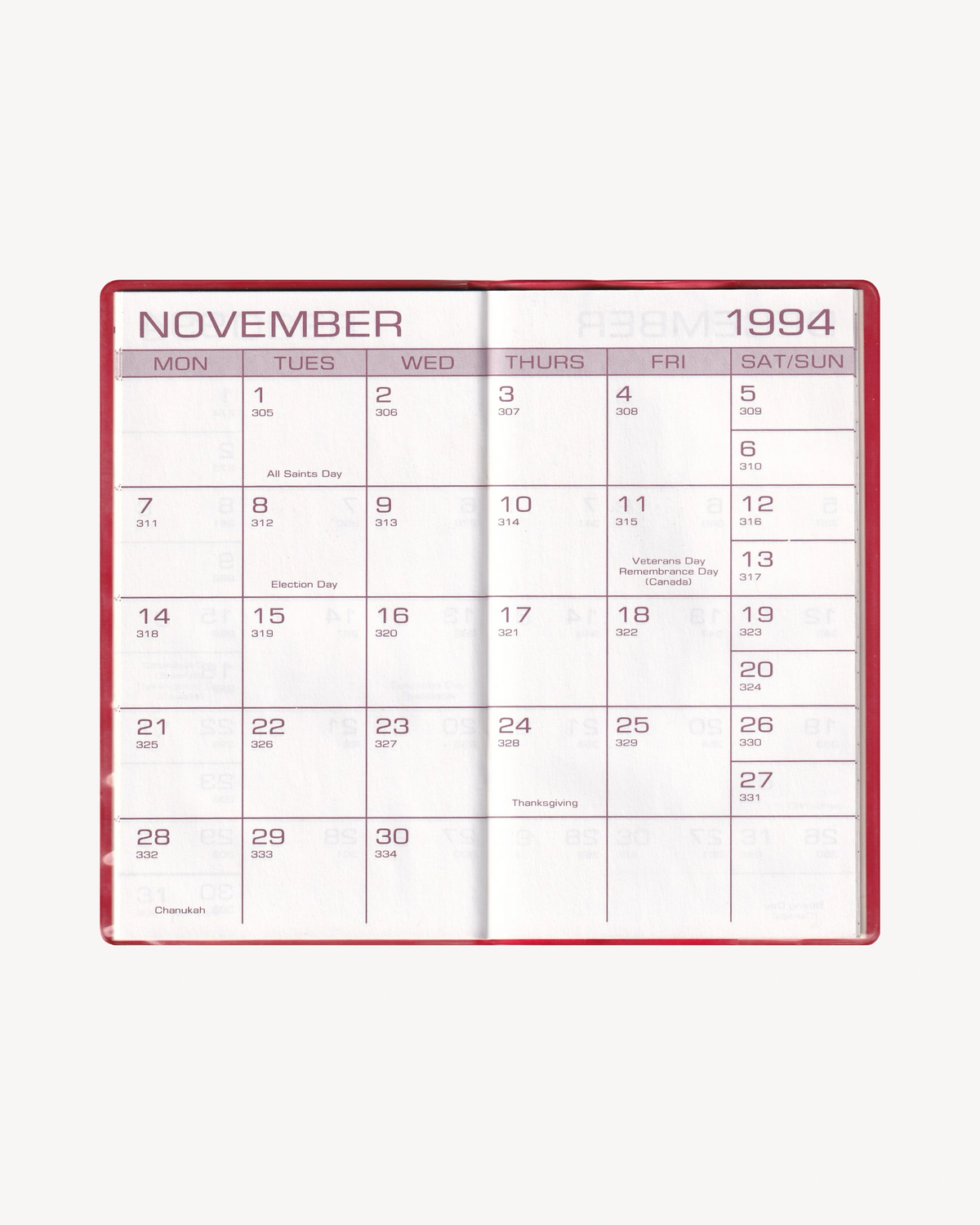 Coca-Cola Pocket Planner 1994