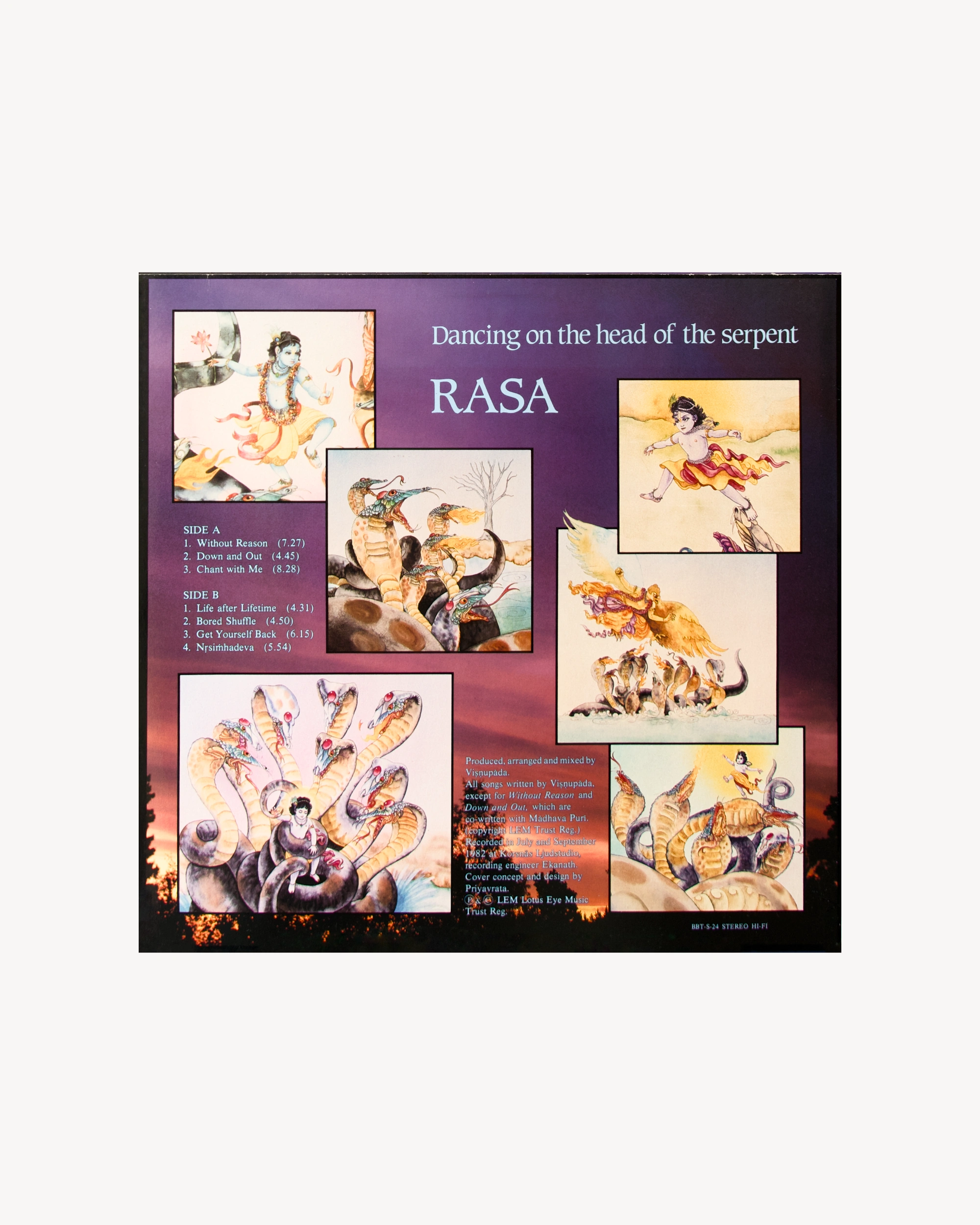 Dancing on the Head of the Serpent - Rasa LP Lotus Eye Music