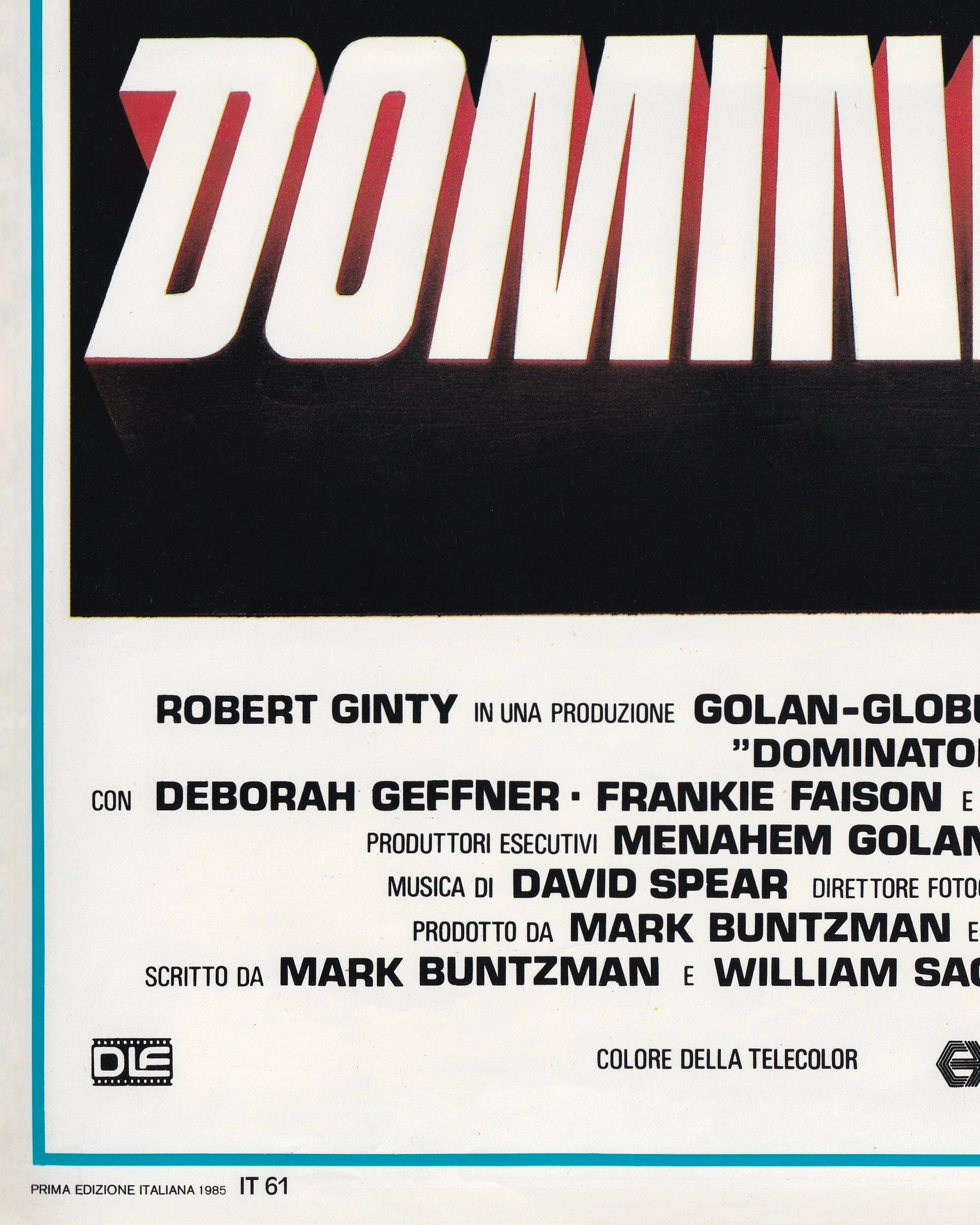 Dominator Cinema Posters Props!