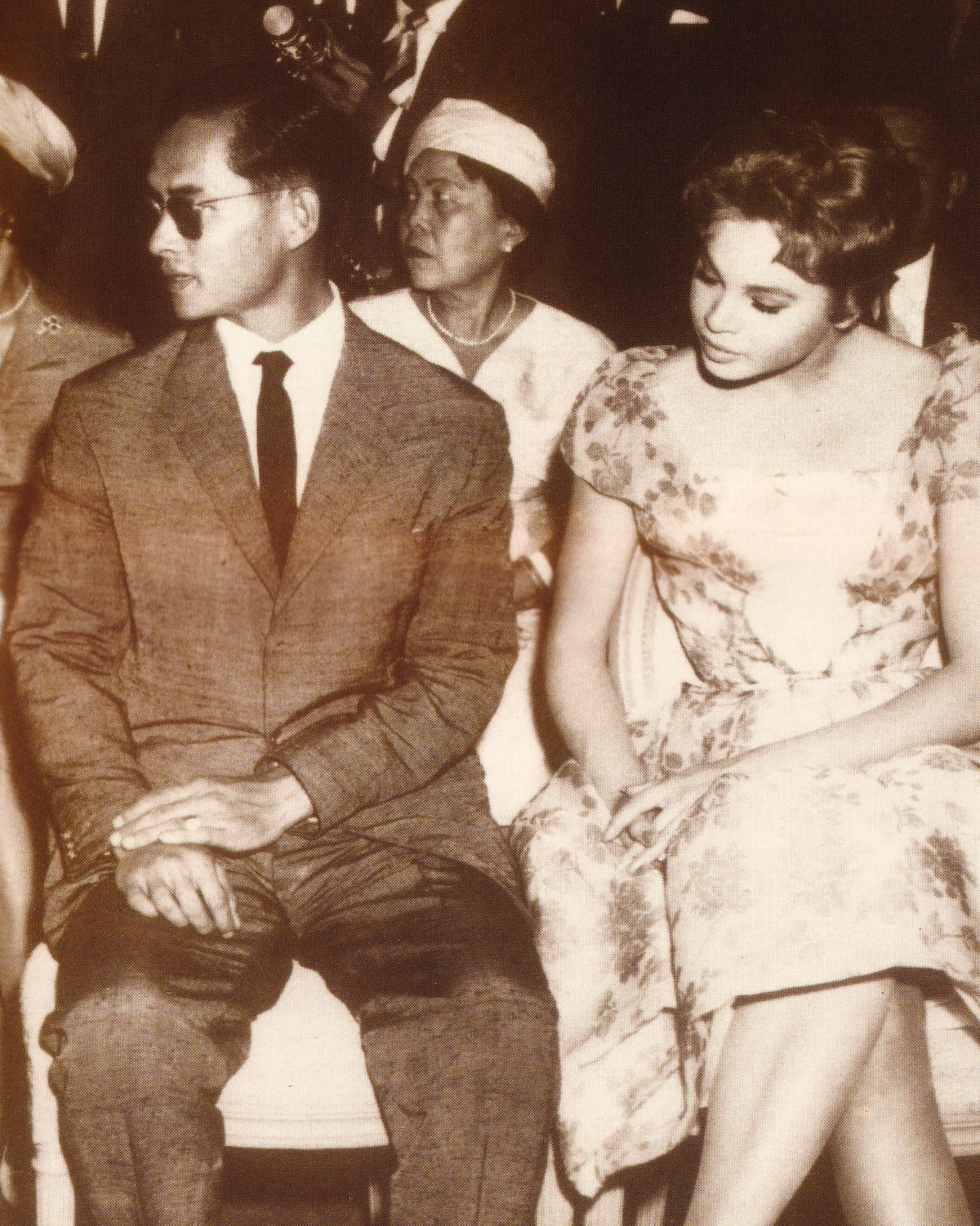 Elvis Presley meets Rama IX and Queen Sirikit of Thailand 1960 Posters I.S. Songwit