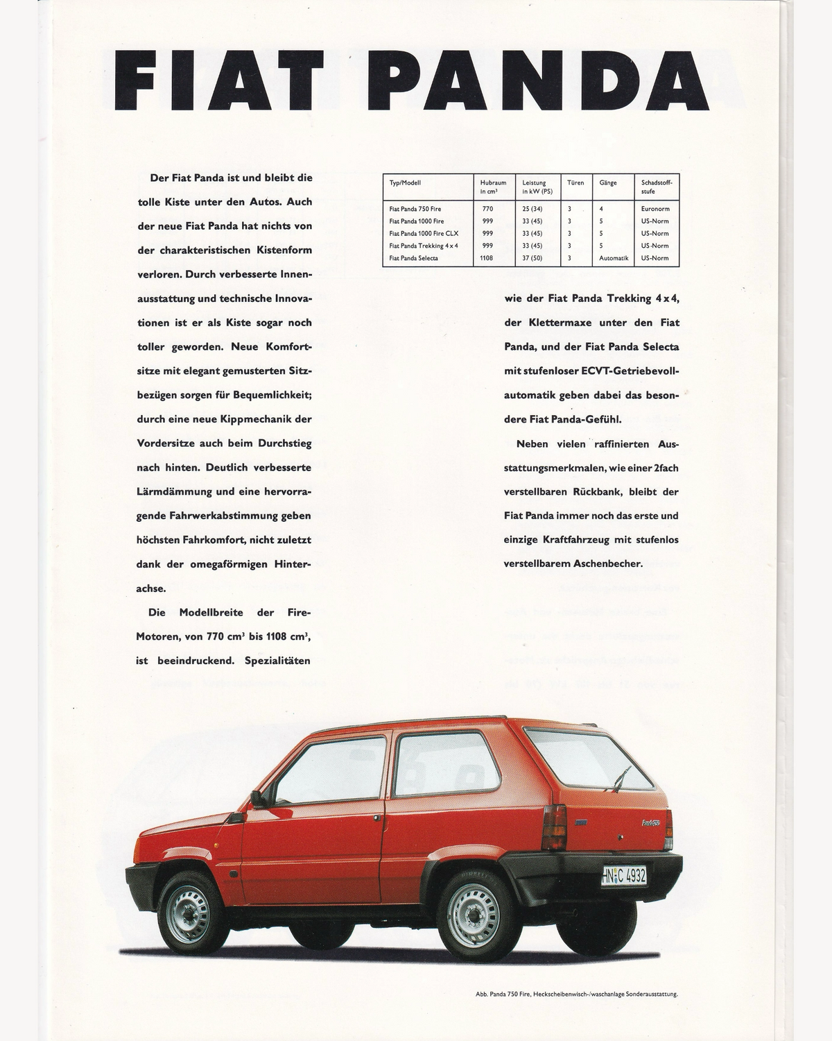 FIAT PKW-Programm Catalogue Catalogues FIAT