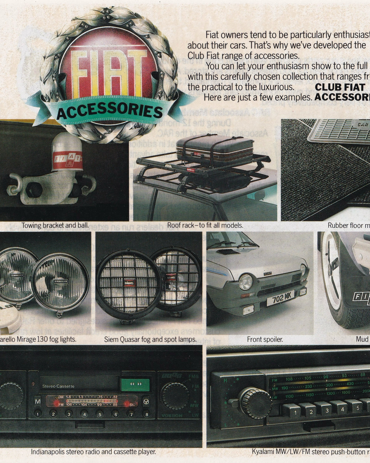 FIAT Range Catalogue Catalogues FIAT