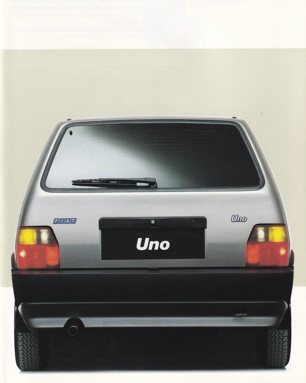 FIAT Uno Catalogue Catalogues FIAT