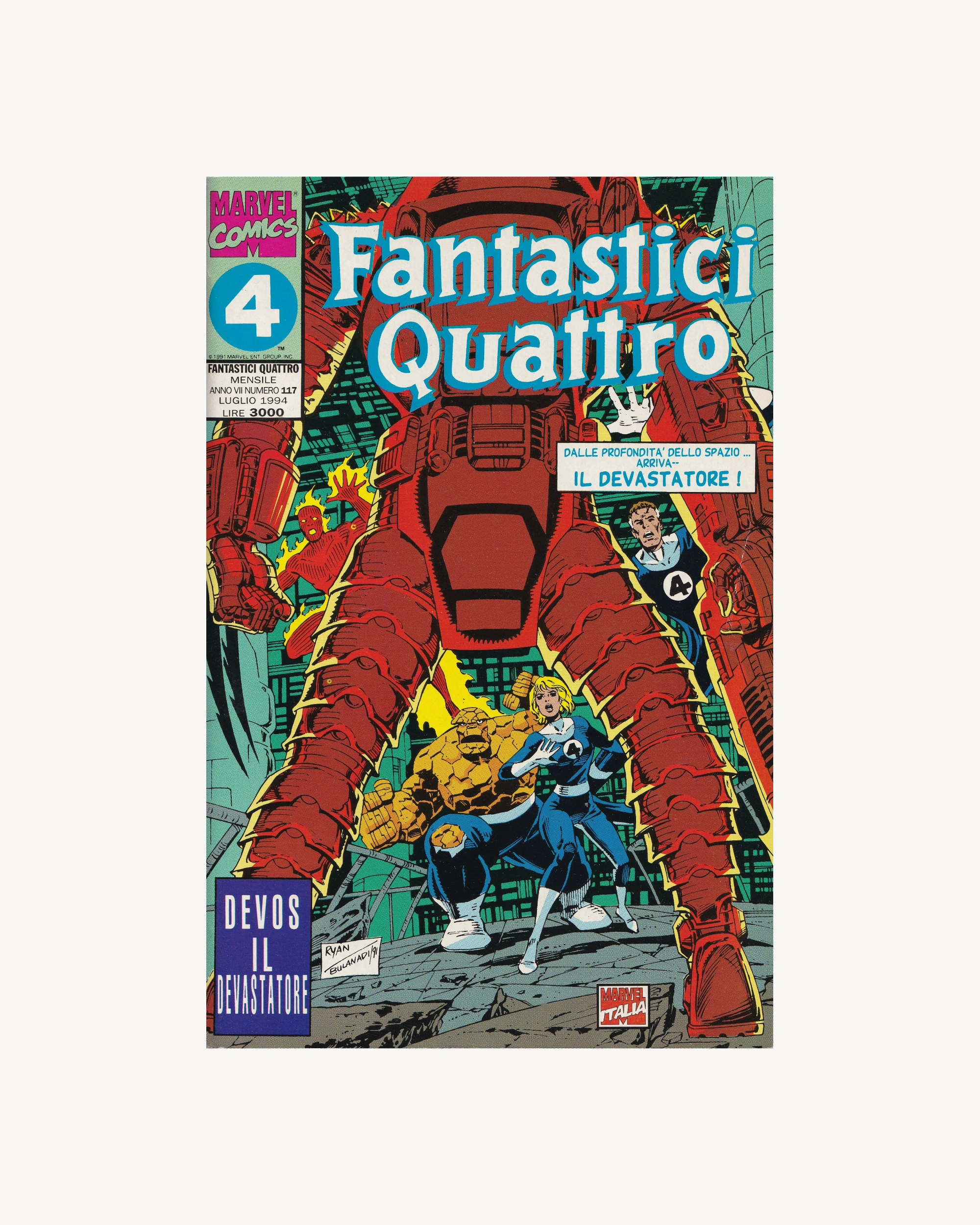 Fantastici Quattro - Dalla Profondità dello Spazio... Arriva il Devastatore! n.117 1994 Comics Marvel Comics