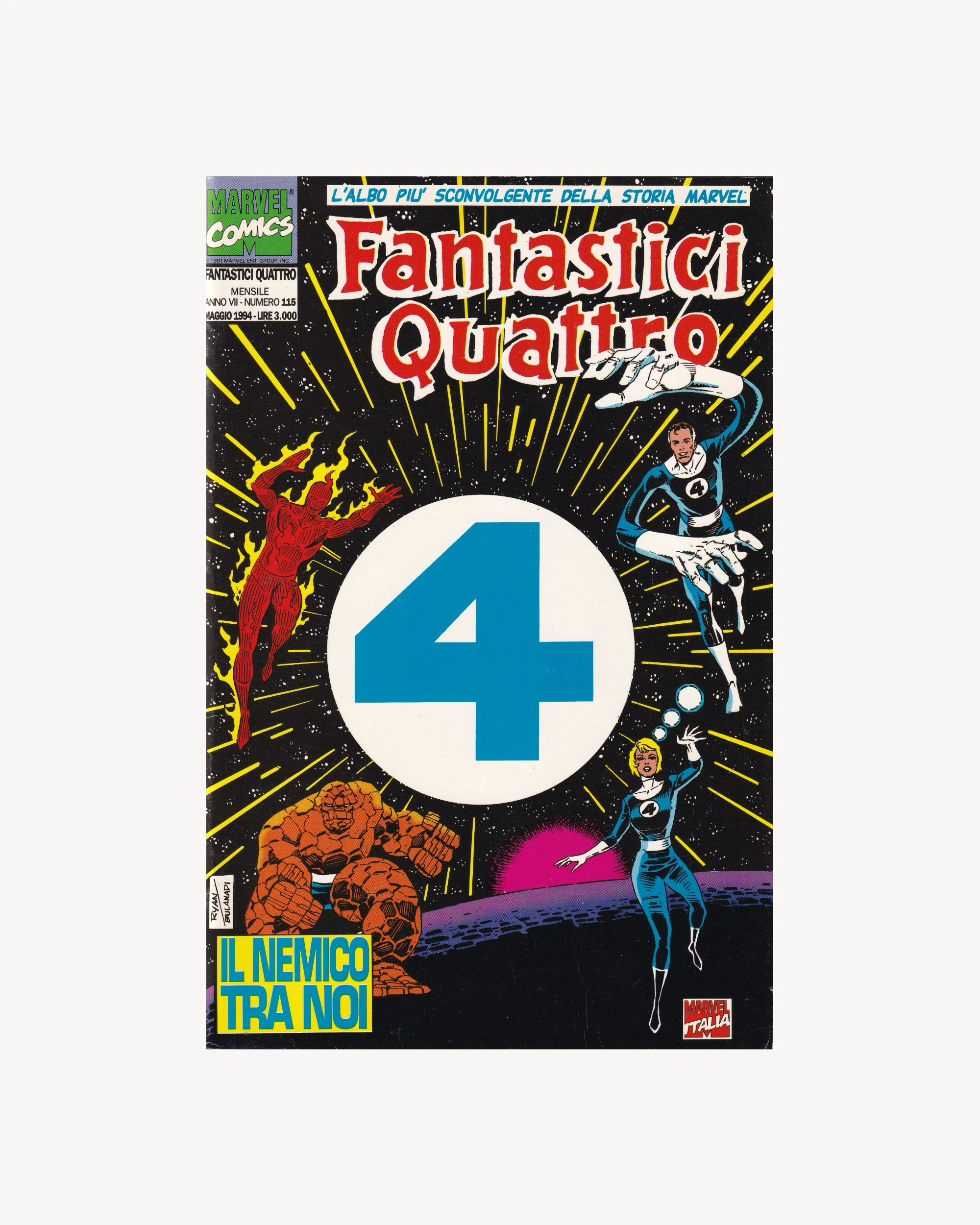 Fantastici Quattro - Il Nemico tra Noi n.115 1994 Comics Star Comics