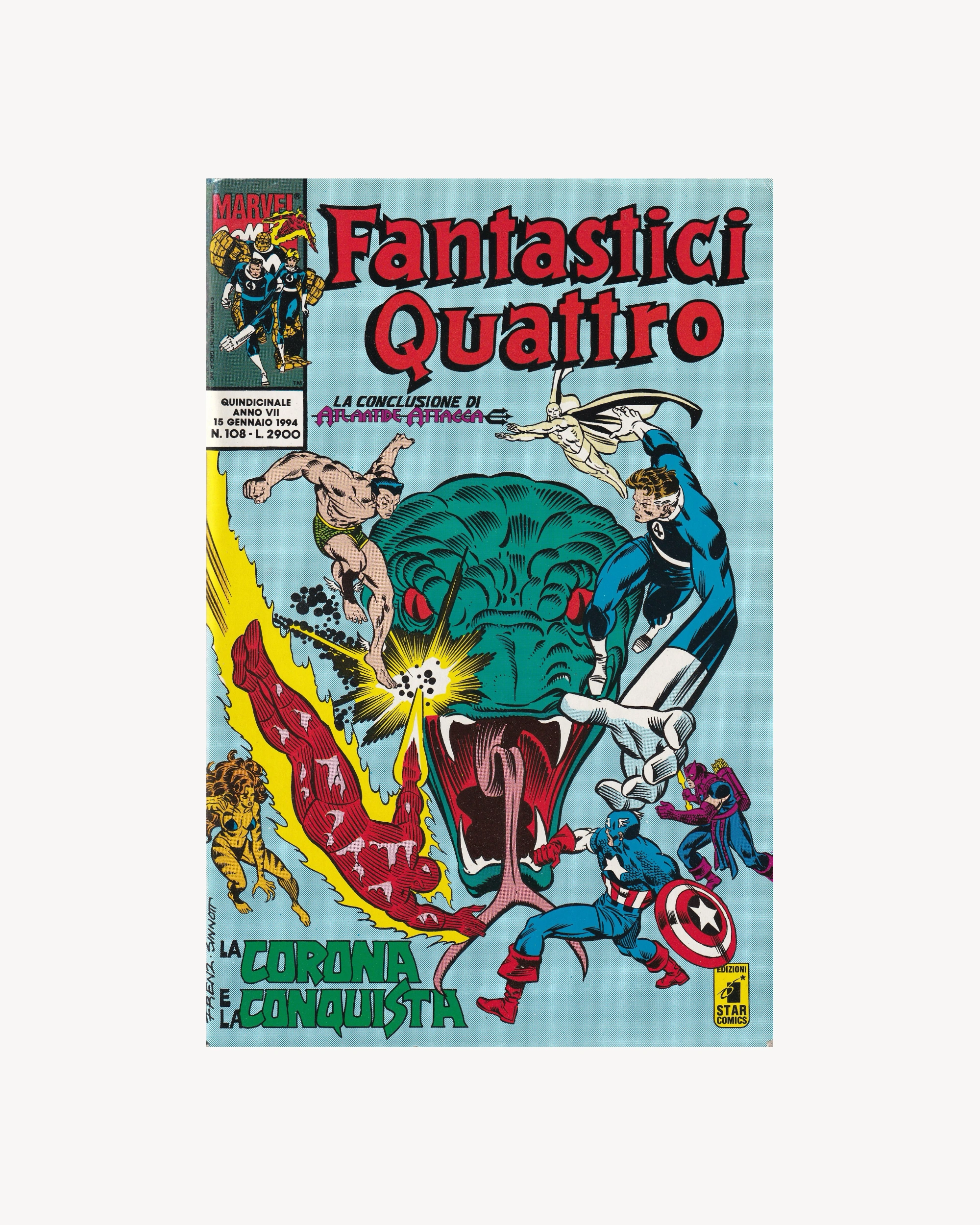 Fantastici Quattro - La Corona e la Conquista n.108 1994 Comics Marvel Comics
