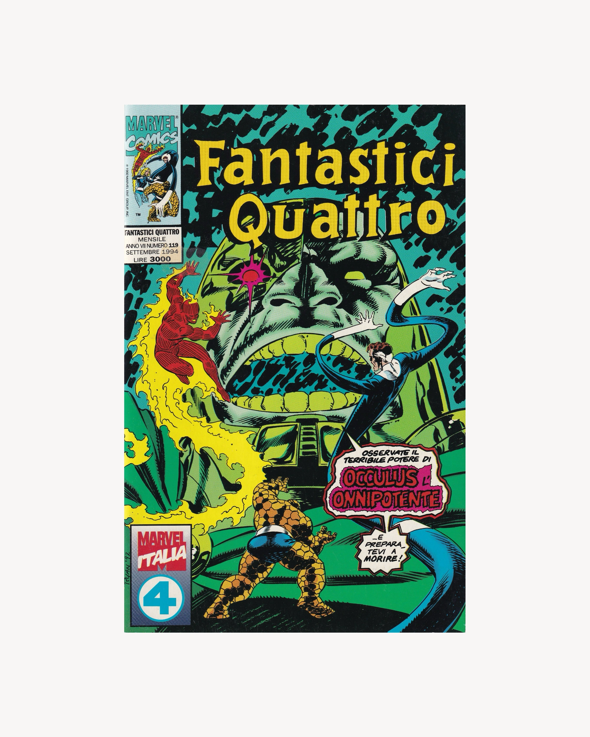Fantastici Quattro - Osservate il Terribile Potere di Occulus l'Onnipotente e Preparatevi a Morire! n.119 1994 Comics Marvel Comics