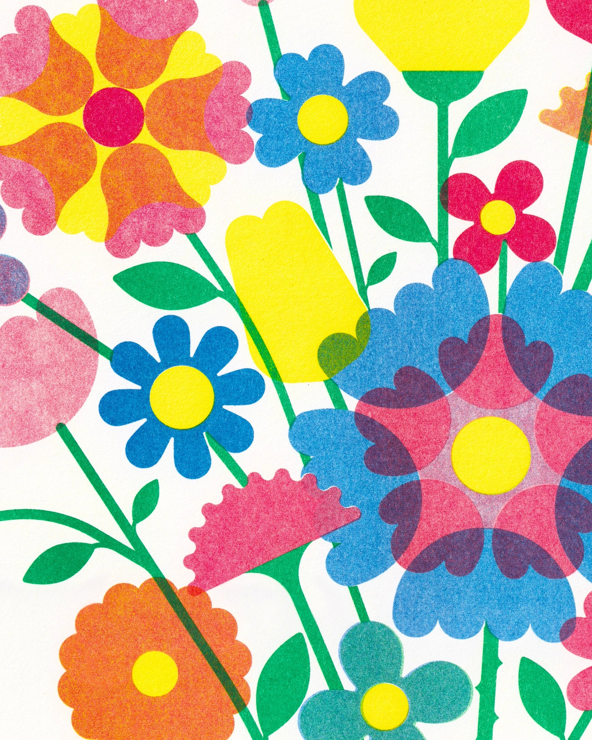 “Flowers” Risograph - Davide Mascioli Risograph Props!