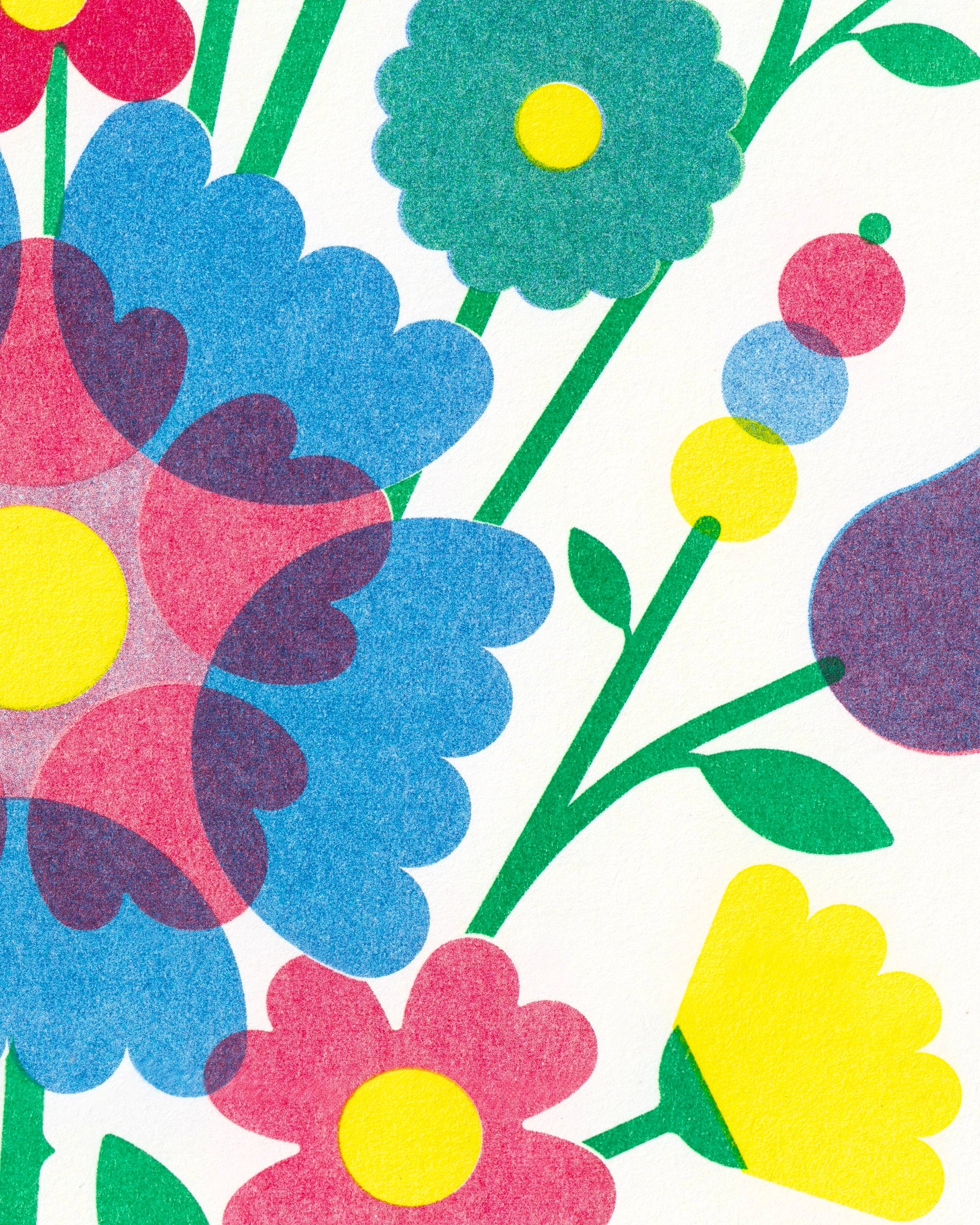 “Flowers” Risograph - Davide Mascioli Risograph Props!