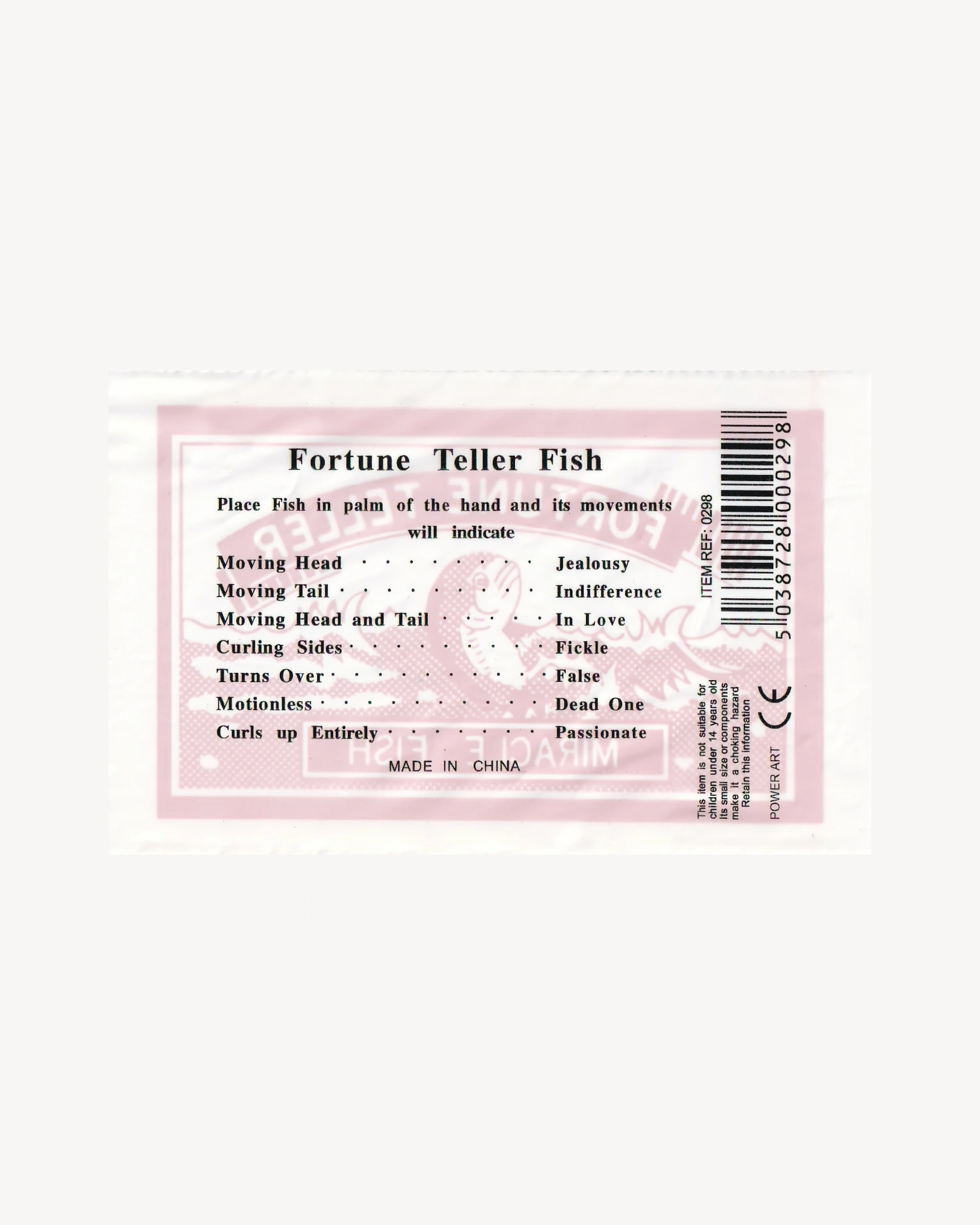 Fortune Teller "Miracle Fish"