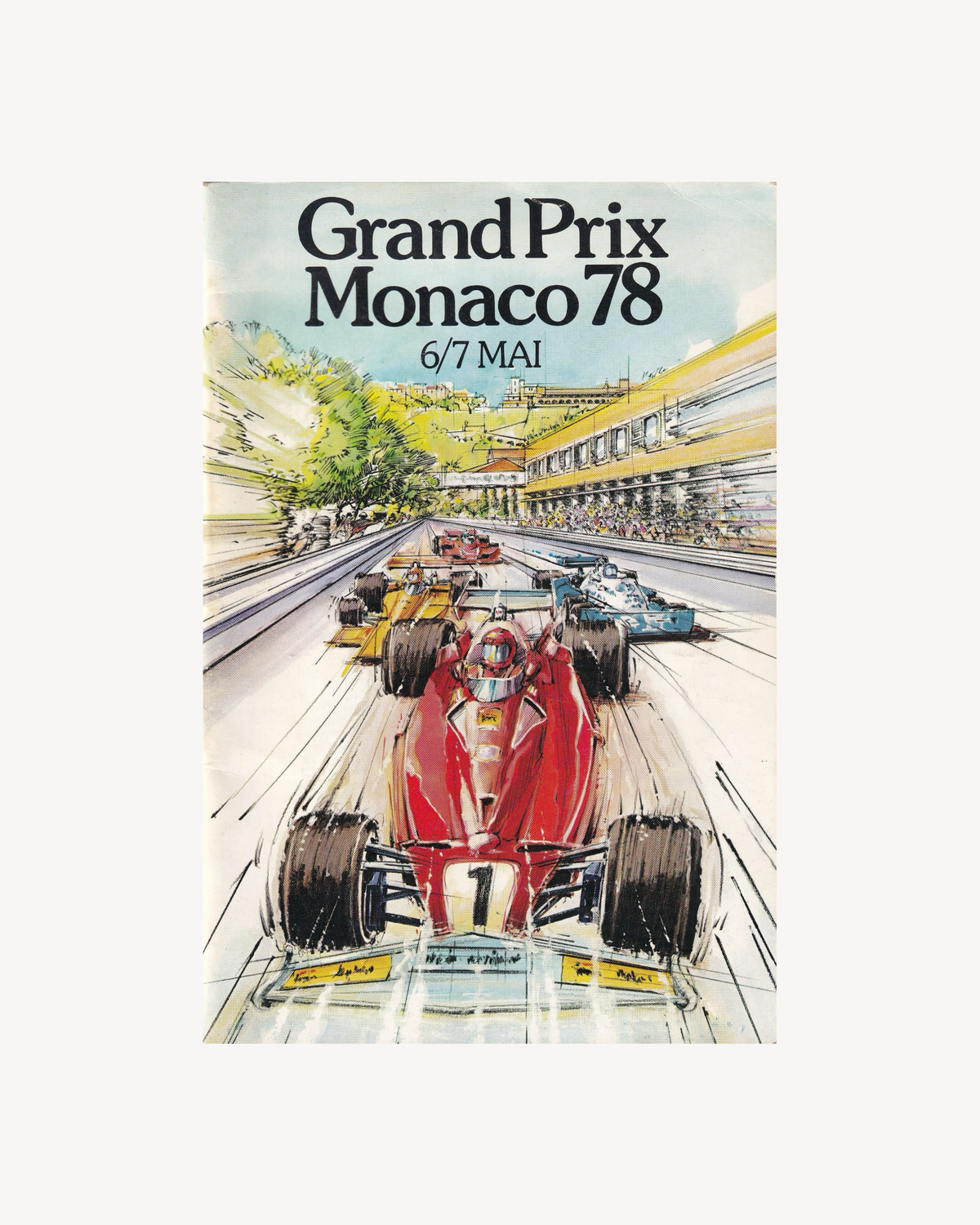 Grand Prix Monaco 78 Booklet Catalogues Props!