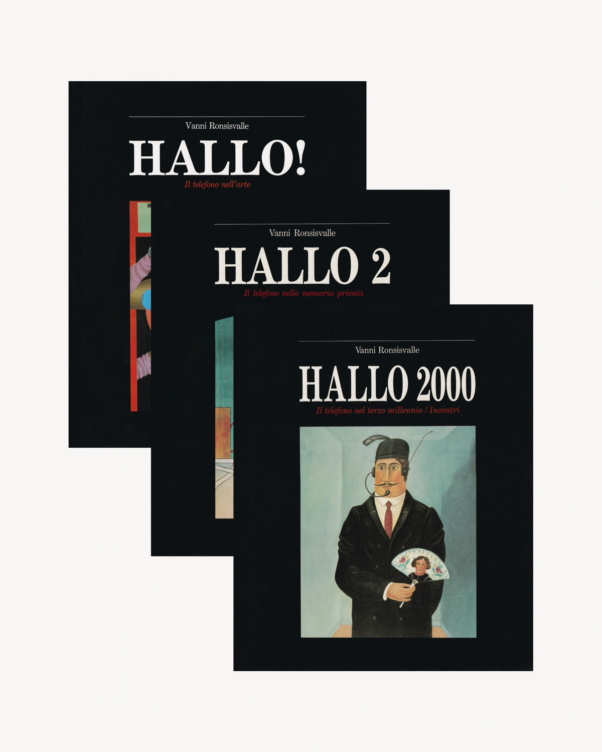 Hallo!, Hallo 2, Hallo 2000 - Vanni Ronsisvalle Art Books Props!