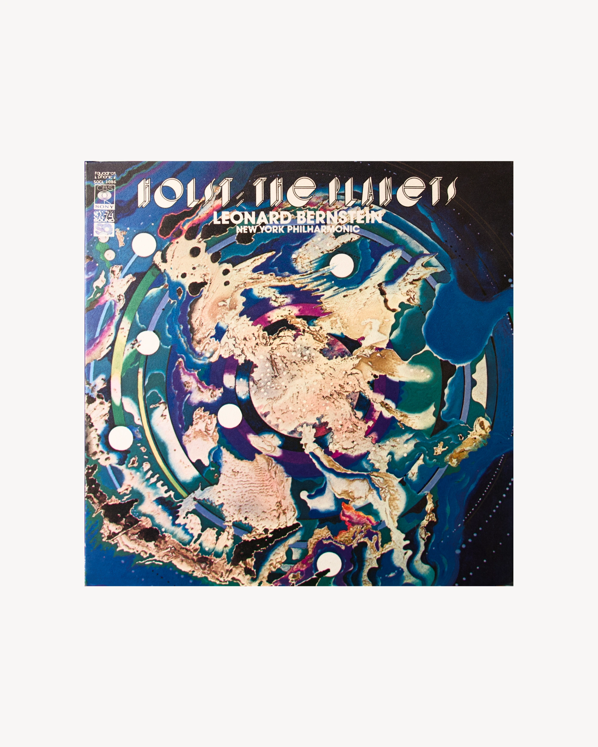 Holst: The Planets - Leonard Bernstein (Jpn) LP CBS