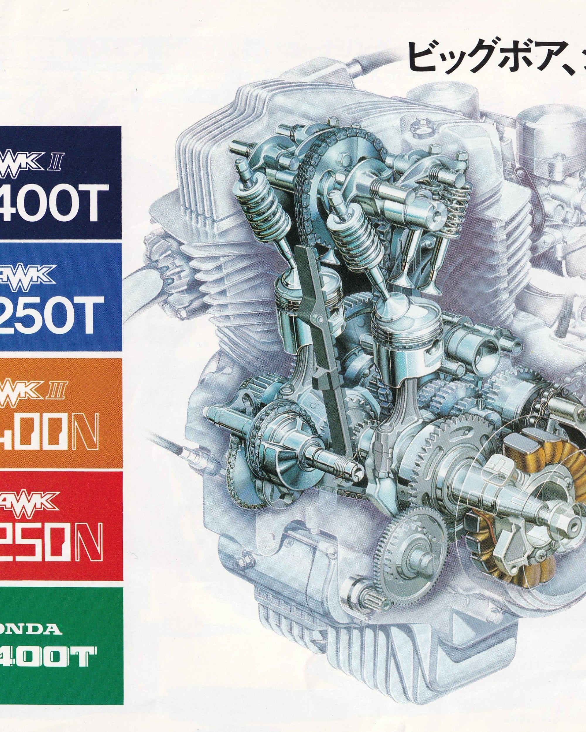 Honda Hawk Series CM400T - Booklet (Jpn) Old Books Honda