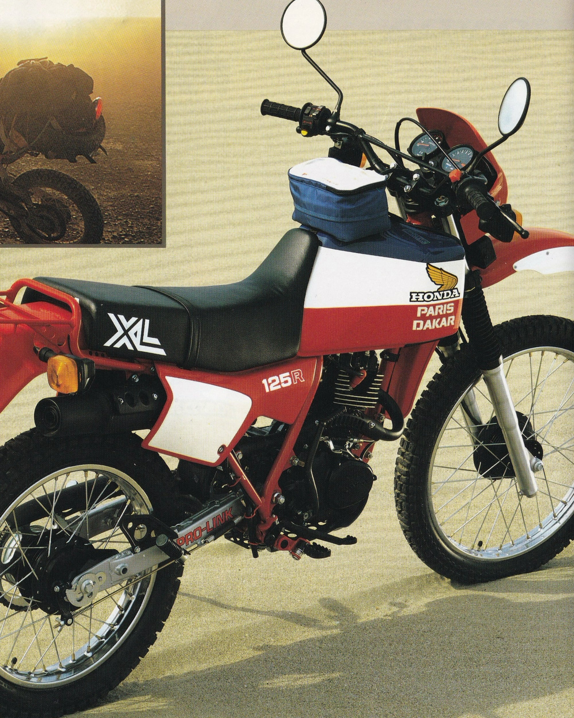 Honda New XL 125R Paris Dakar - Booklet (Jpn) Old Books Honda