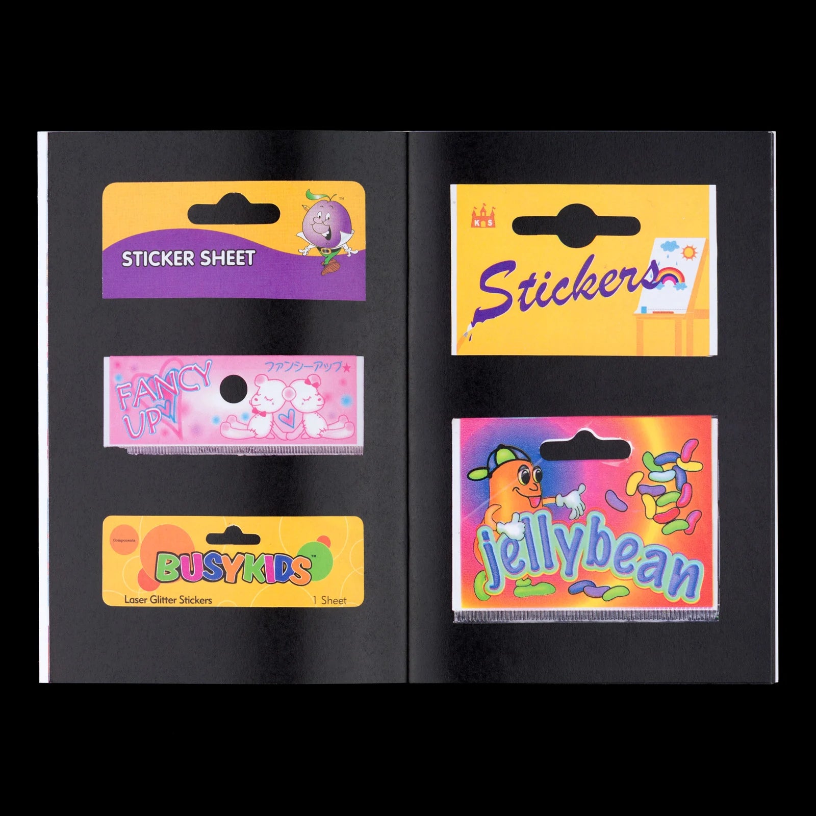 Not Recommended for Children Under 3 Years of Age: 25 Years of Sticker Packaging - Jessalyn Aaland Art Books Jessalyn Aaland