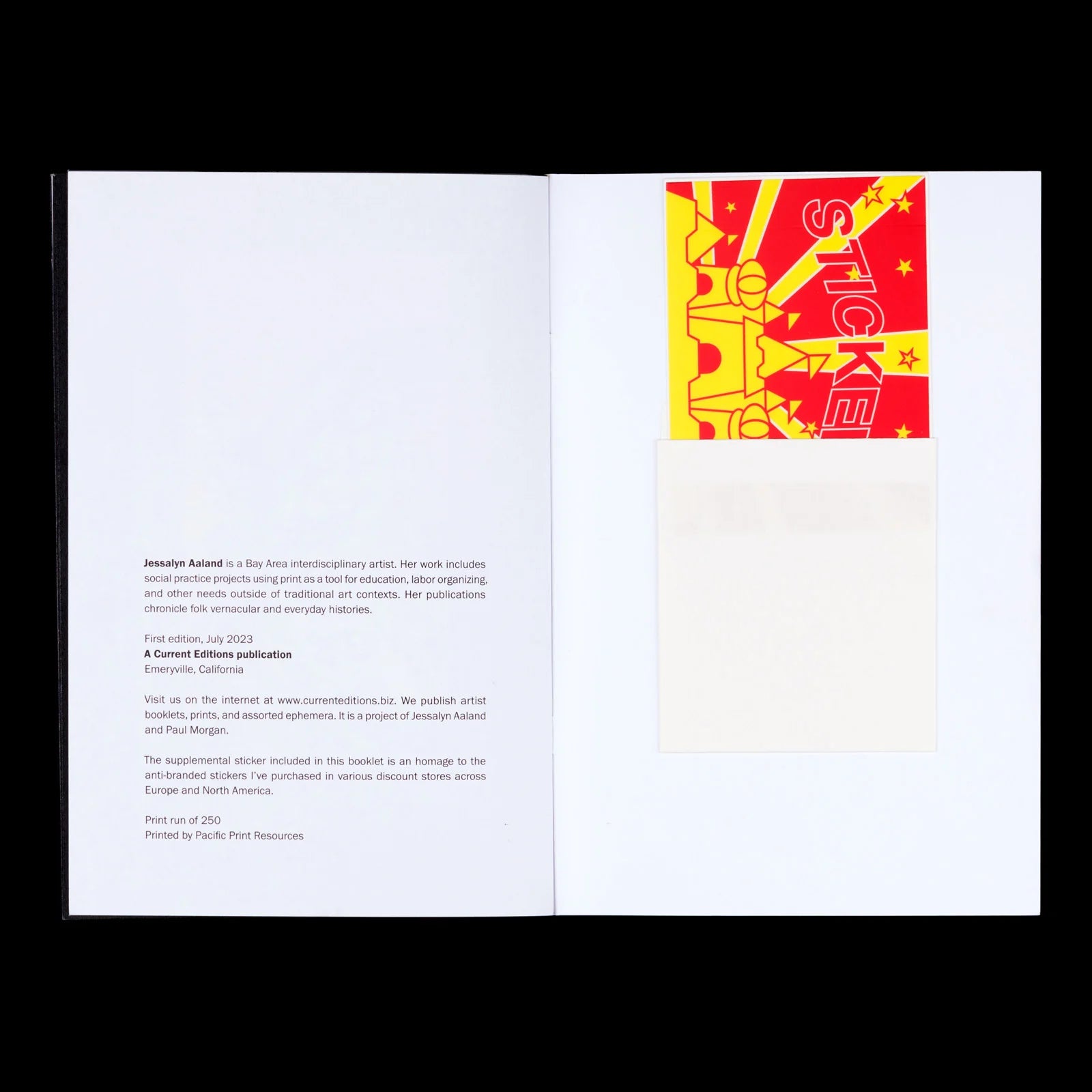 Not Recommended for Children Under 3 Years of Age: 25 Years of Sticker Packaging - Jessalyn Aaland Art Books Jessalyn Aaland