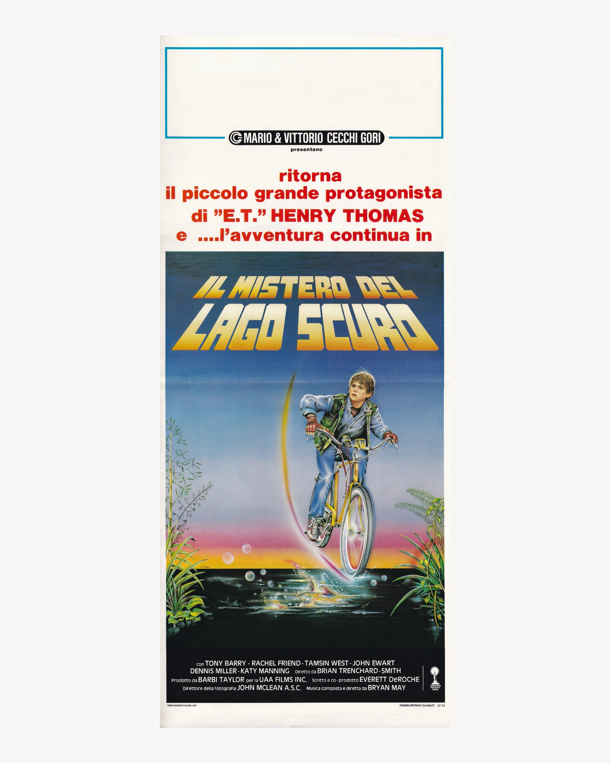 Il Mistero del Lago Scuro Cinema Posters Props!
