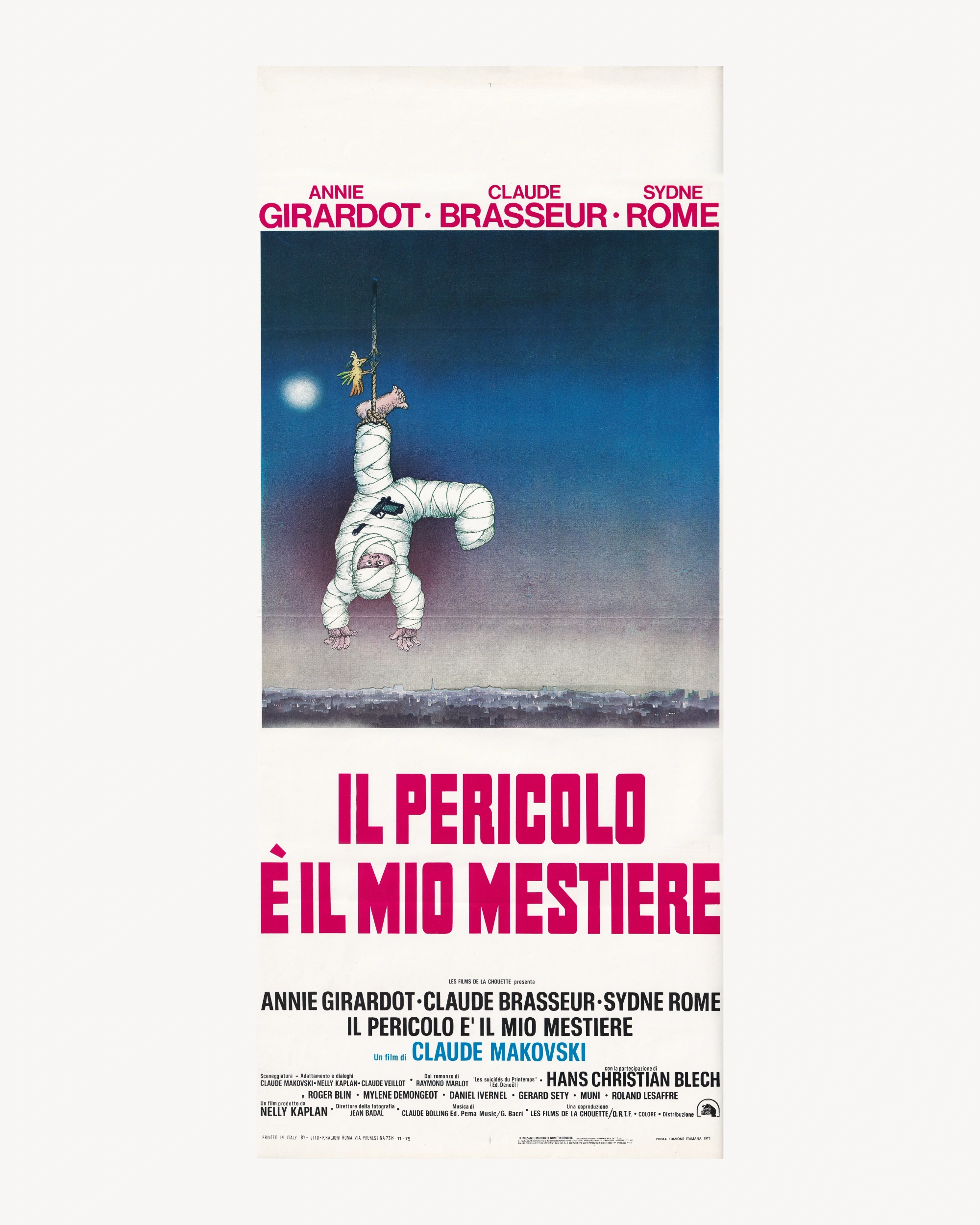 Il Pericolo è il mio Mestiere Cinema Posters Props!