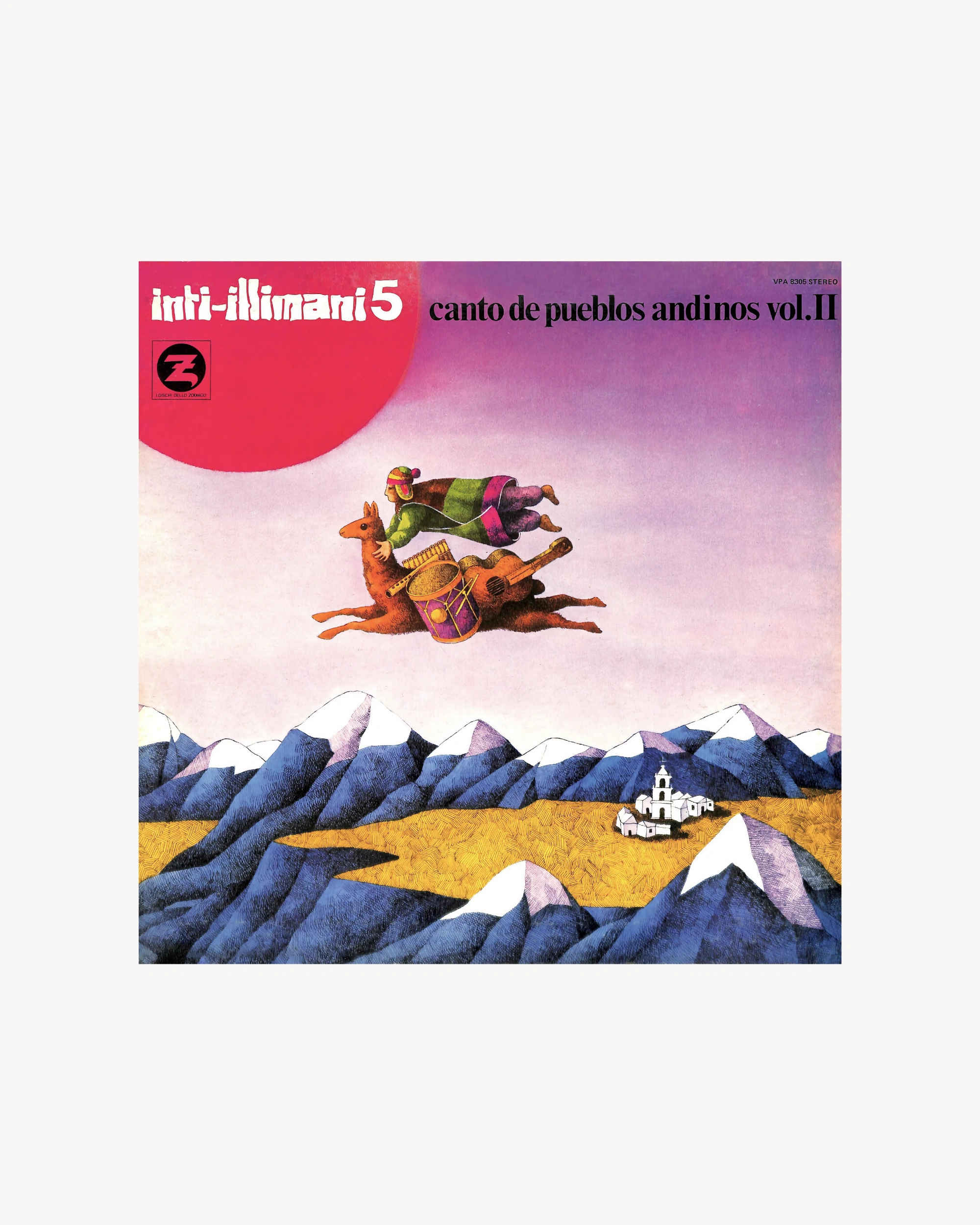 Inti-Illimani 5 - Canto de Pueblo Andinos vol II LP Editoriale Sciascia