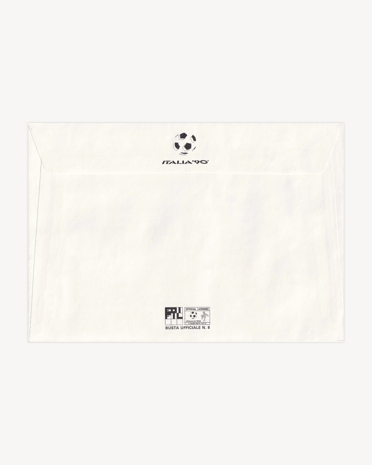 Italia '90 Official Postcards Envelope