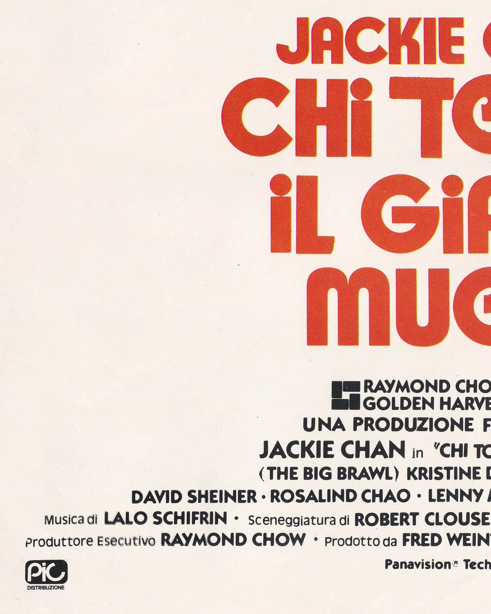 Jackie Chan - Chi tocca il Giallo Muore Cinema Posters Props!