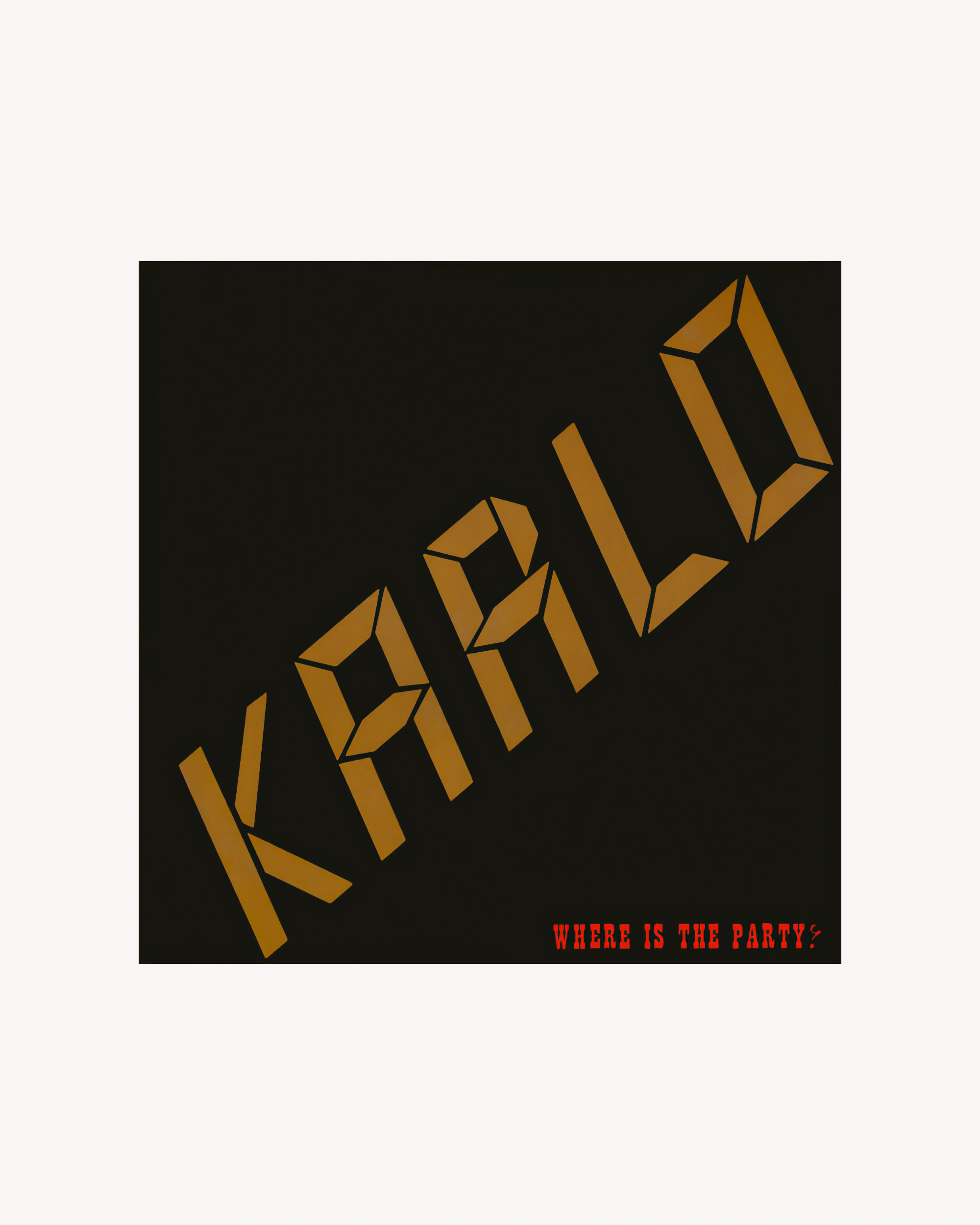 Where is the Party? - KARLO 1990 LP Discoclub Music