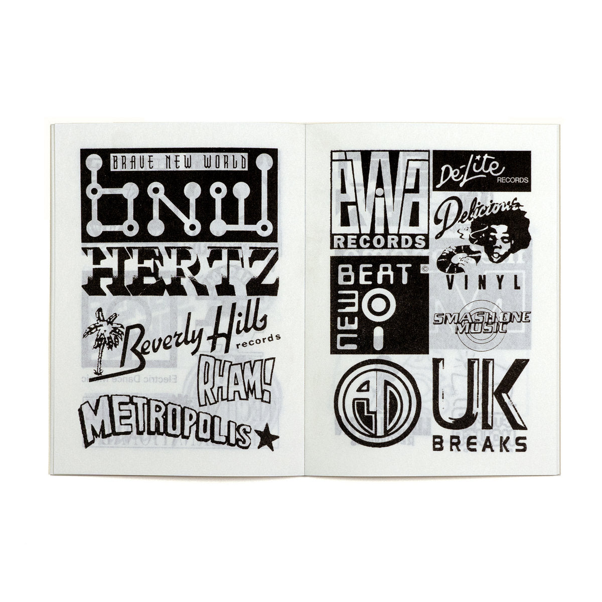 KFAX3 - Record Label Logo Archive Vol.1 Art Books Klasse Wrecks