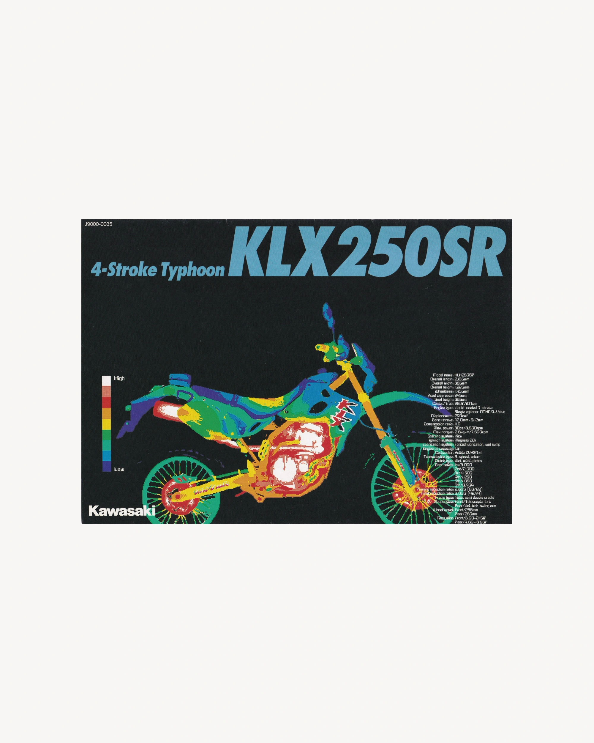 Kawasaki 4-Stroke Typhoon KLX 250R - booklet (Jpn) Old Books Kawasaki