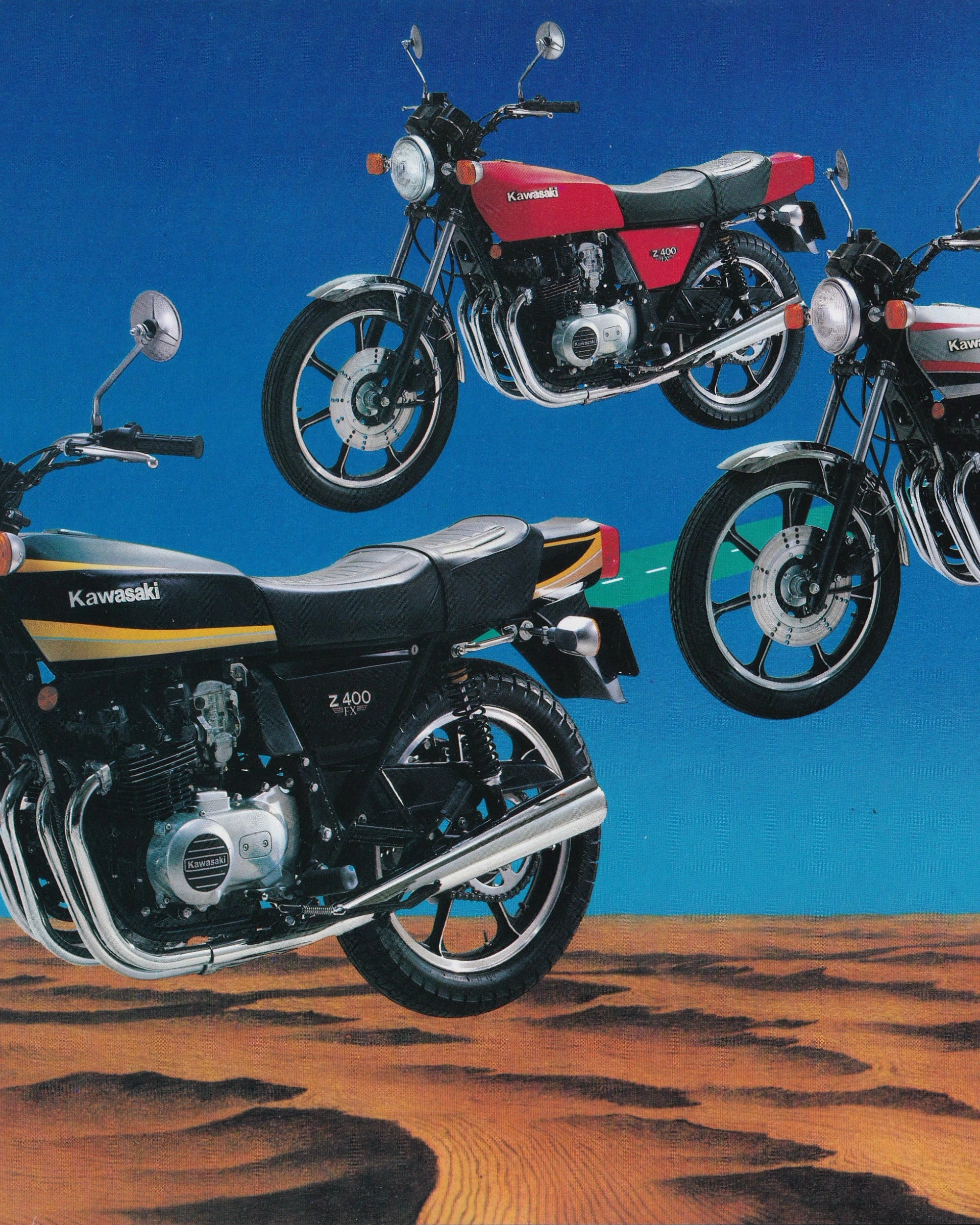 Kawasaki Z400 FX - Booklet (Jpn) Old Books Kawasaki