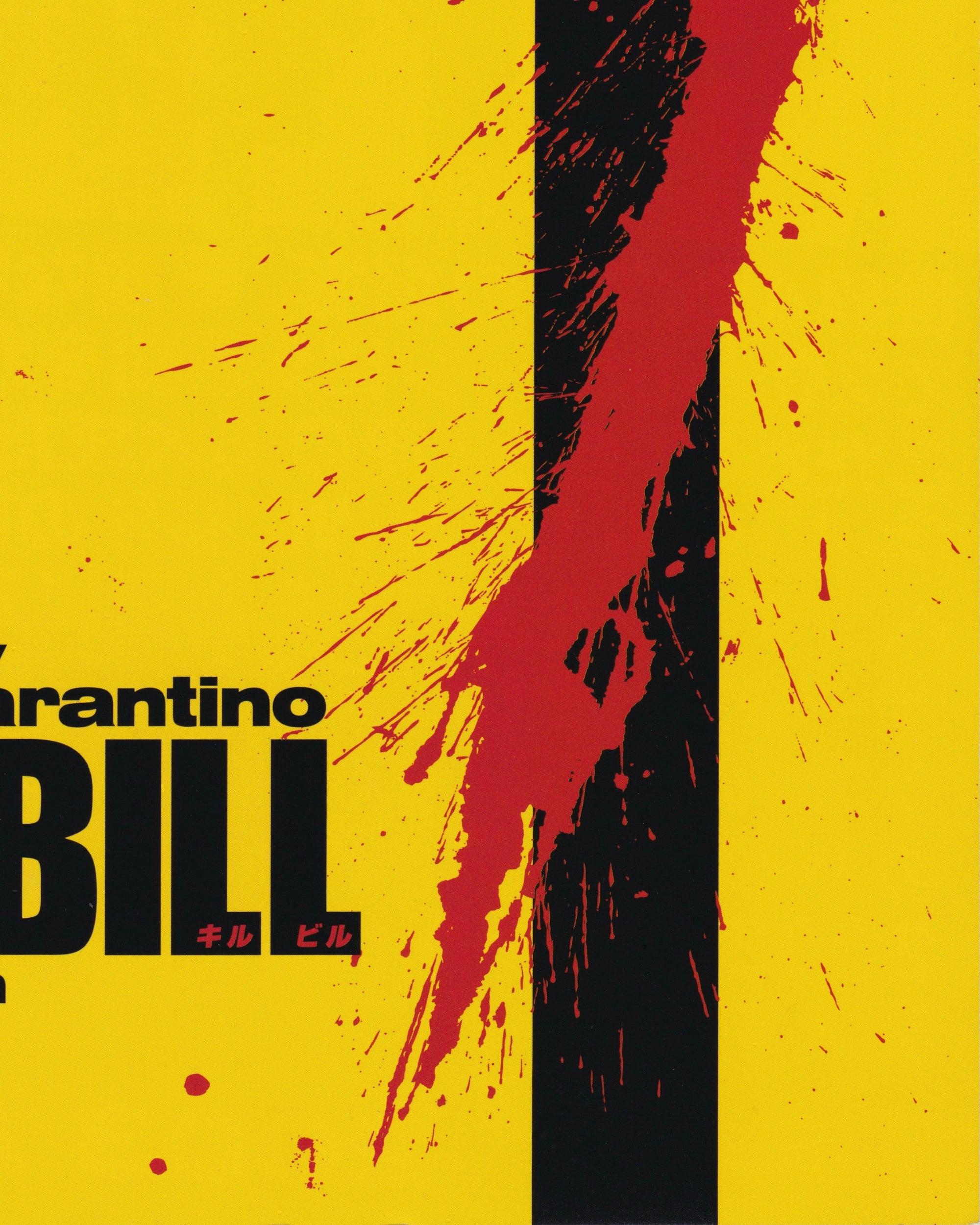 Kill Bill - Cinema Flyer - Jpn Cinema Posters Props!