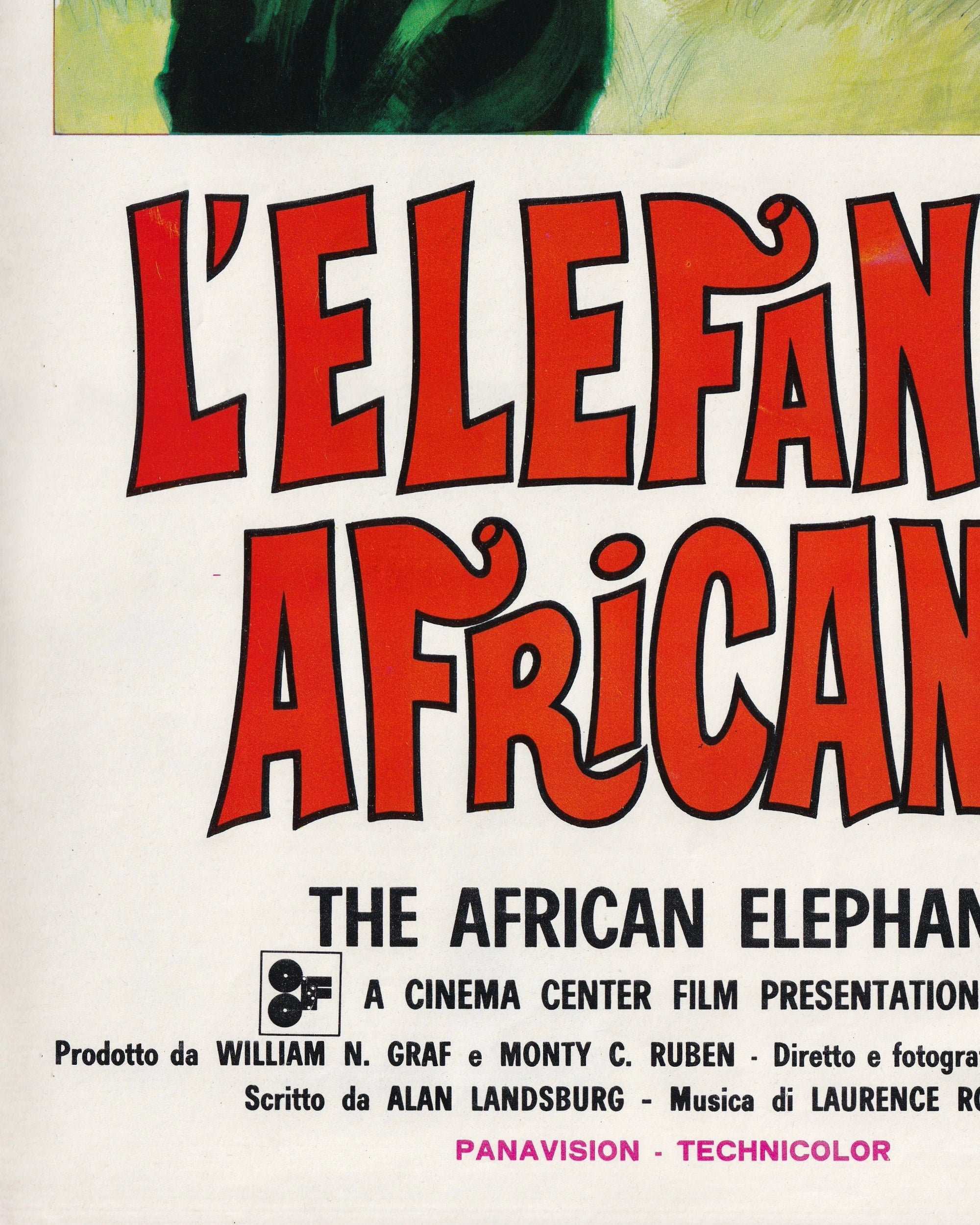L’Elefante Africano Cinema Posters Props!