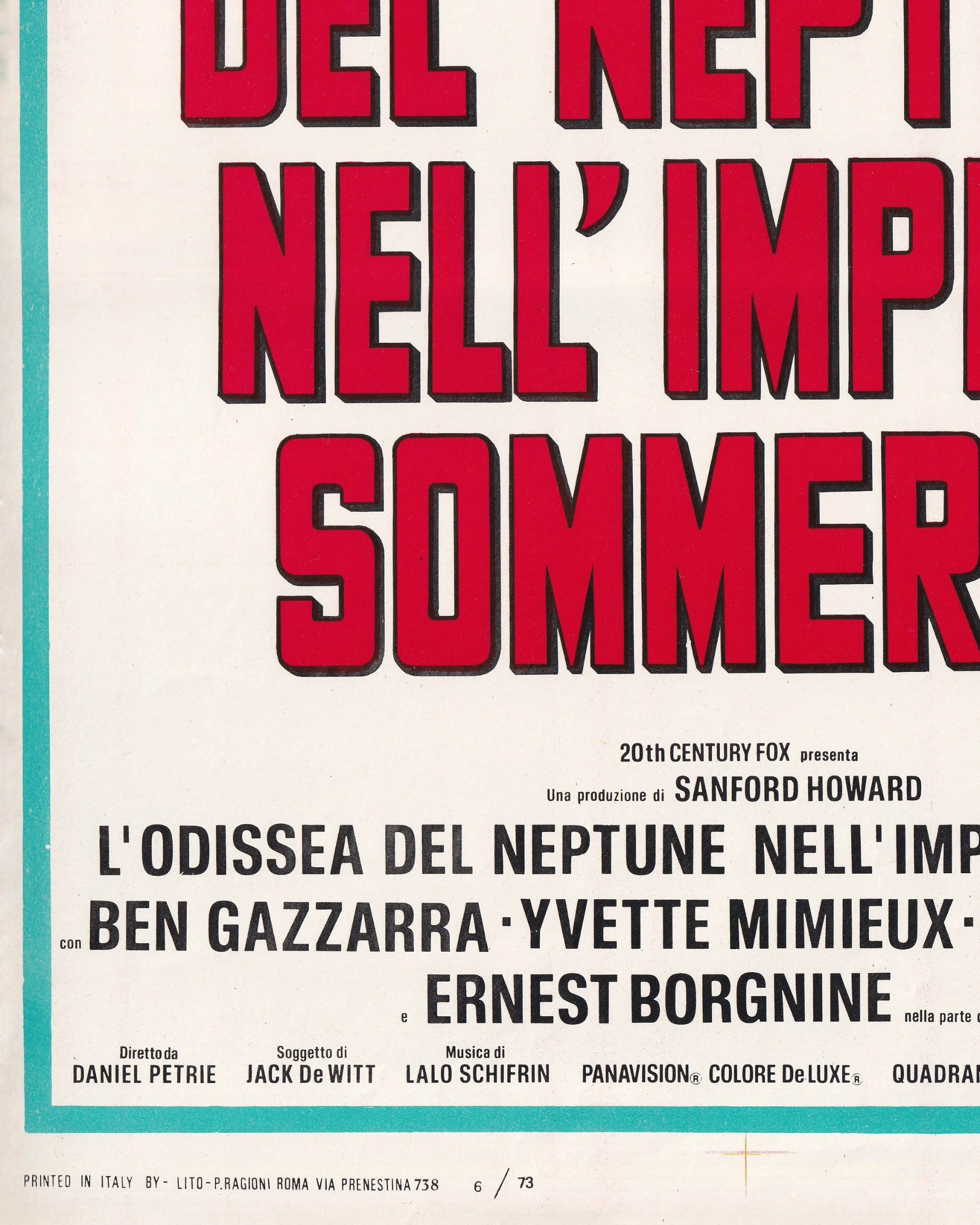 L’Odissea di Neptune nell’Impero Sommerso Cinema Posters Props!
